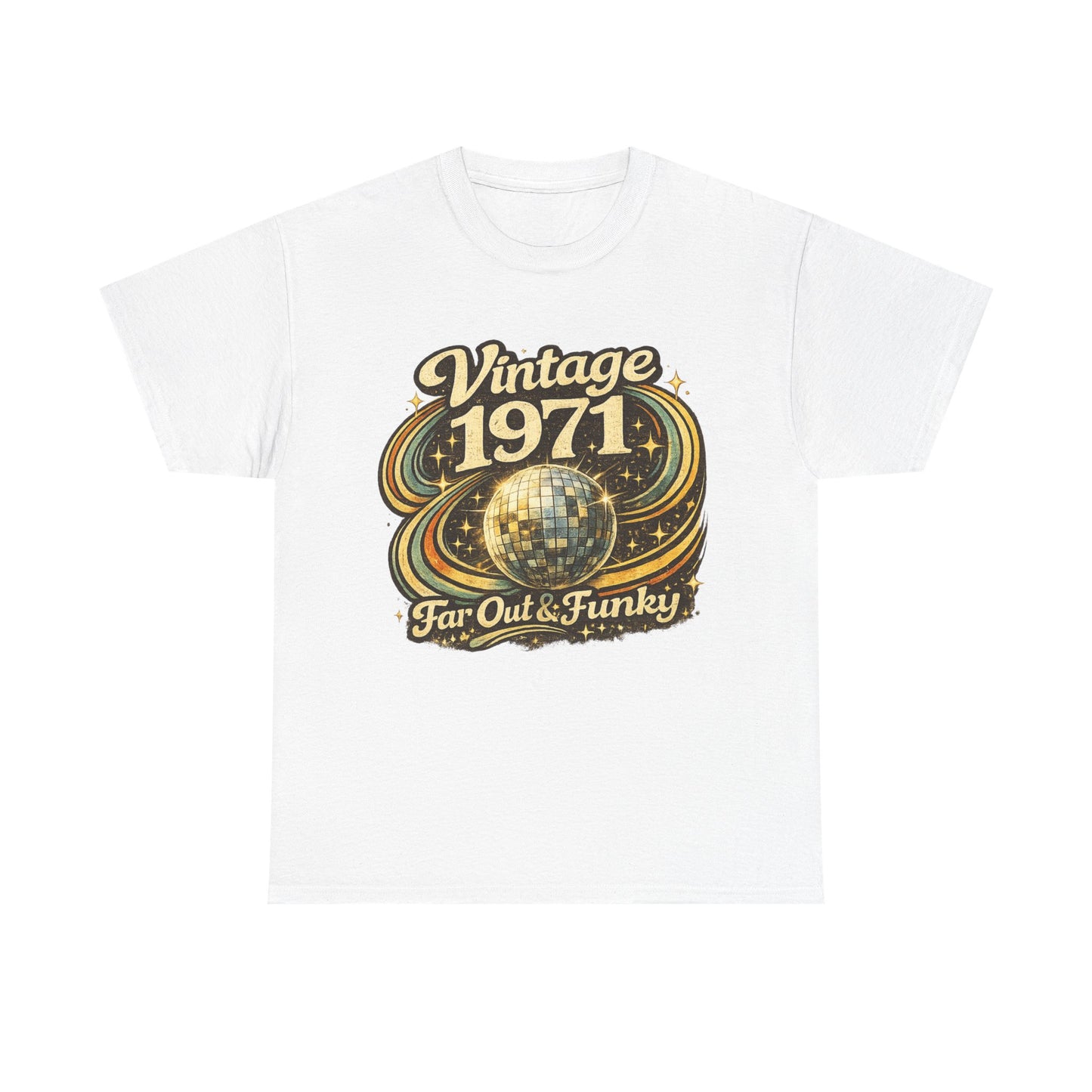 Vintage 1971 Retro T-Shirt | 1971 Birth Year Shirt | Retro 70s Graphic Tee