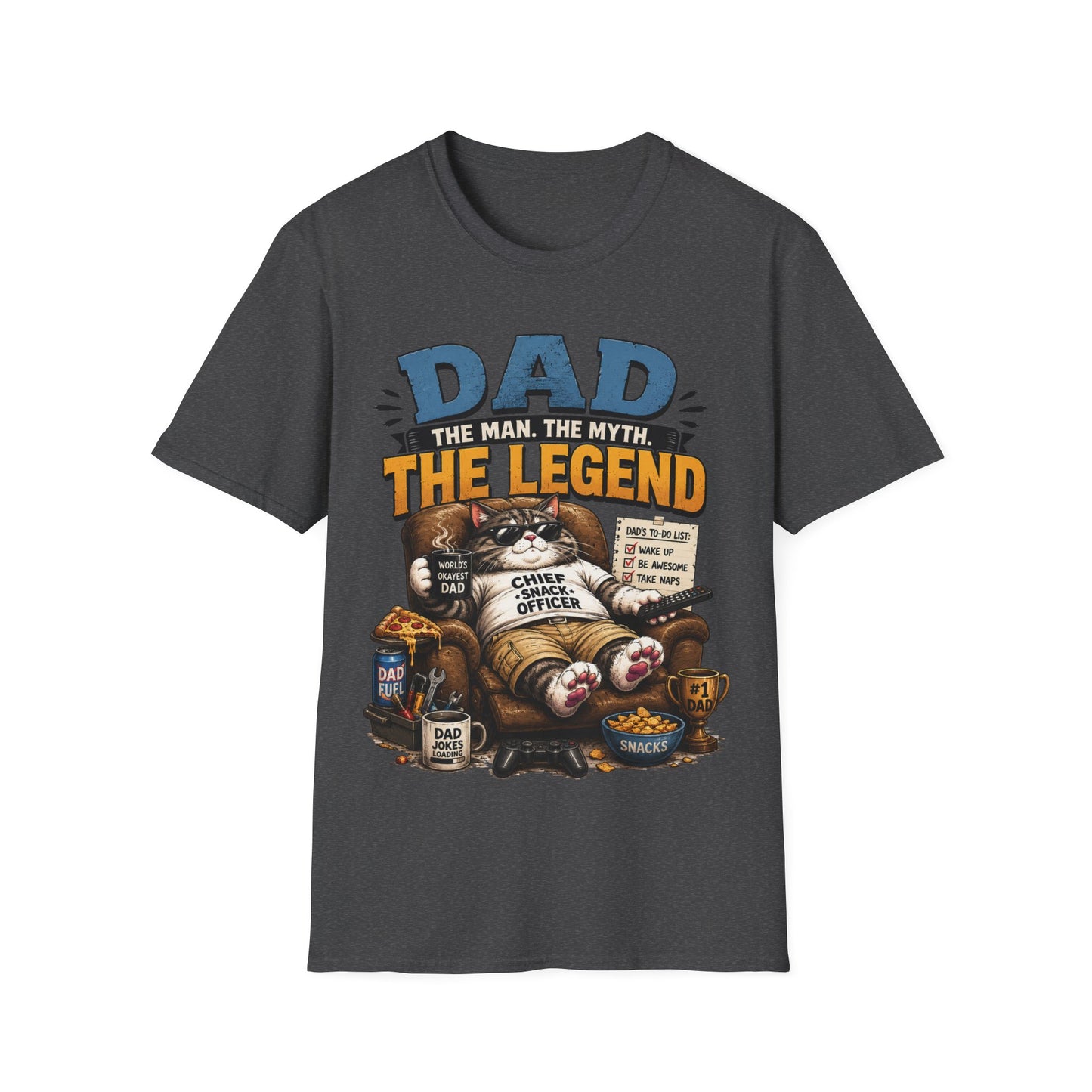 Dad The Man The Myth The Legend Shirt – Funny Father’s Day Gift for Dad, Vintage Dad Tee, Cool Dad Graphic T-Shirt