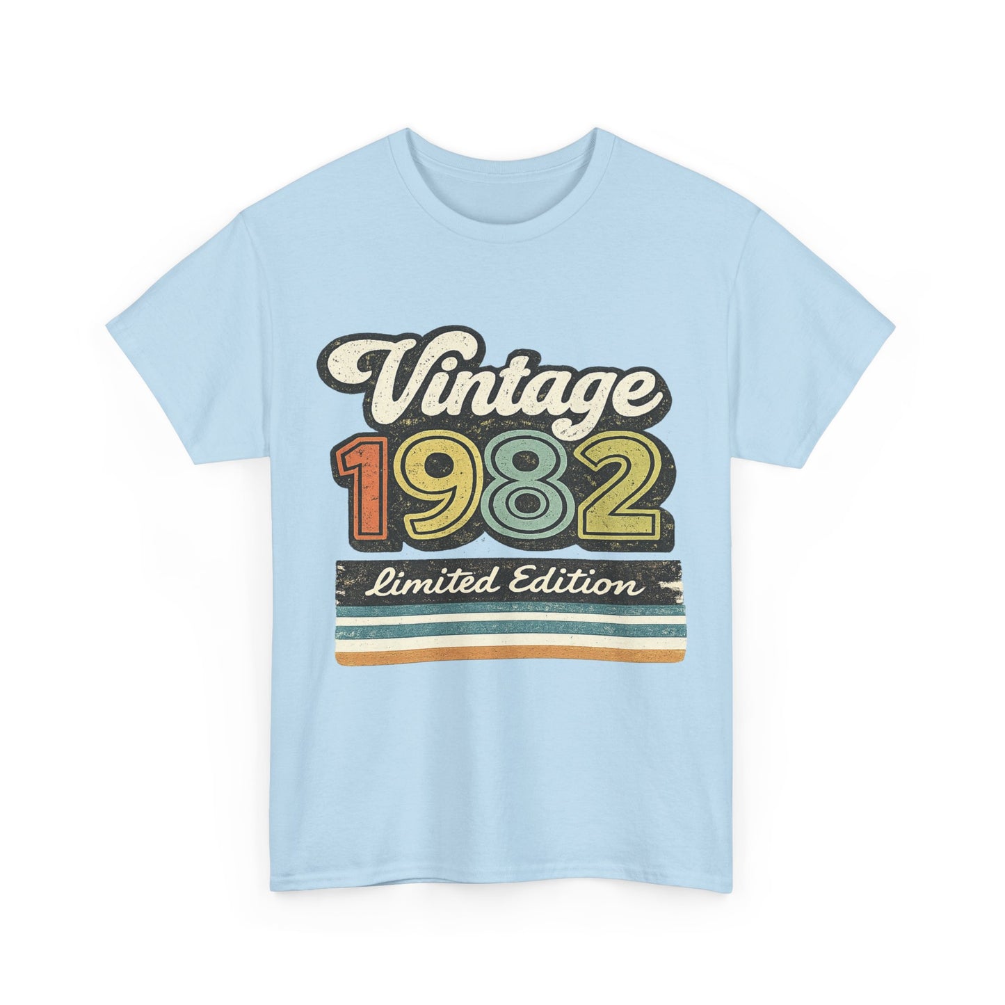 Vintage 1982 Retro T-Shirt | 1982 Birth Year Shirt | Retro 80s Graphic Tee