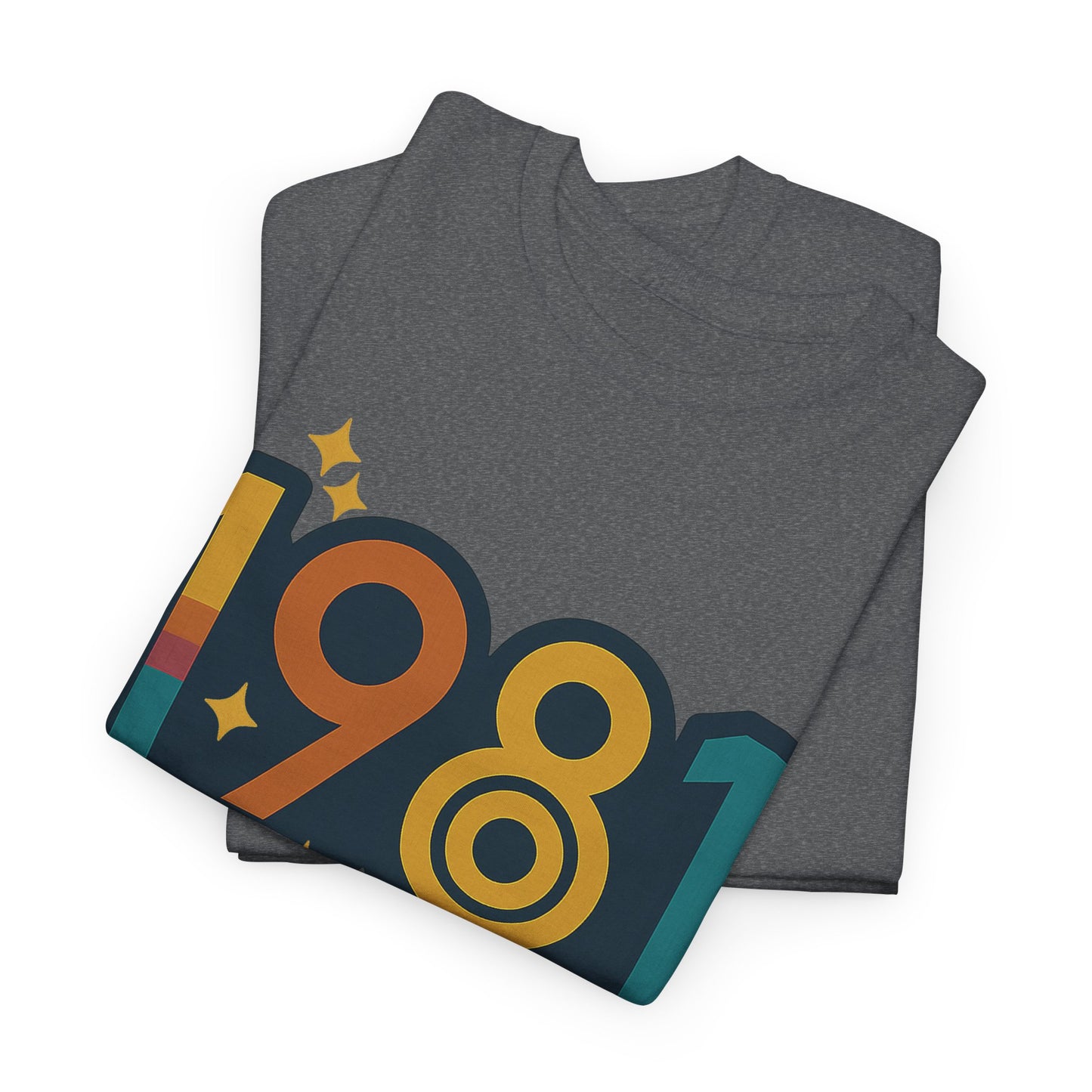 Retro Vibe 1981 T-Shirt Born to Vibe Cotton Tee, Vintage 80s Style Unisex Shirt, Birthday Gift, Casual Everyday Top