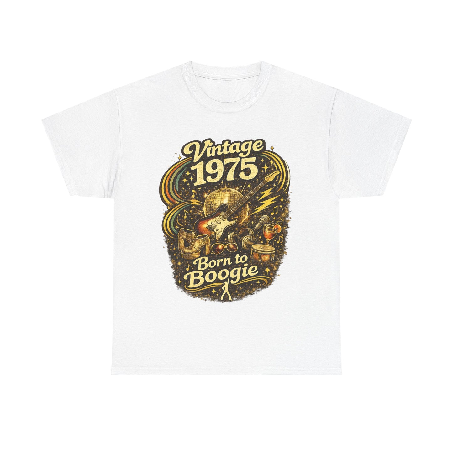 Vintage 1975 Retro T-Shirt | 1975 Birth Year Shirt | Retro 70s Graphic Tee