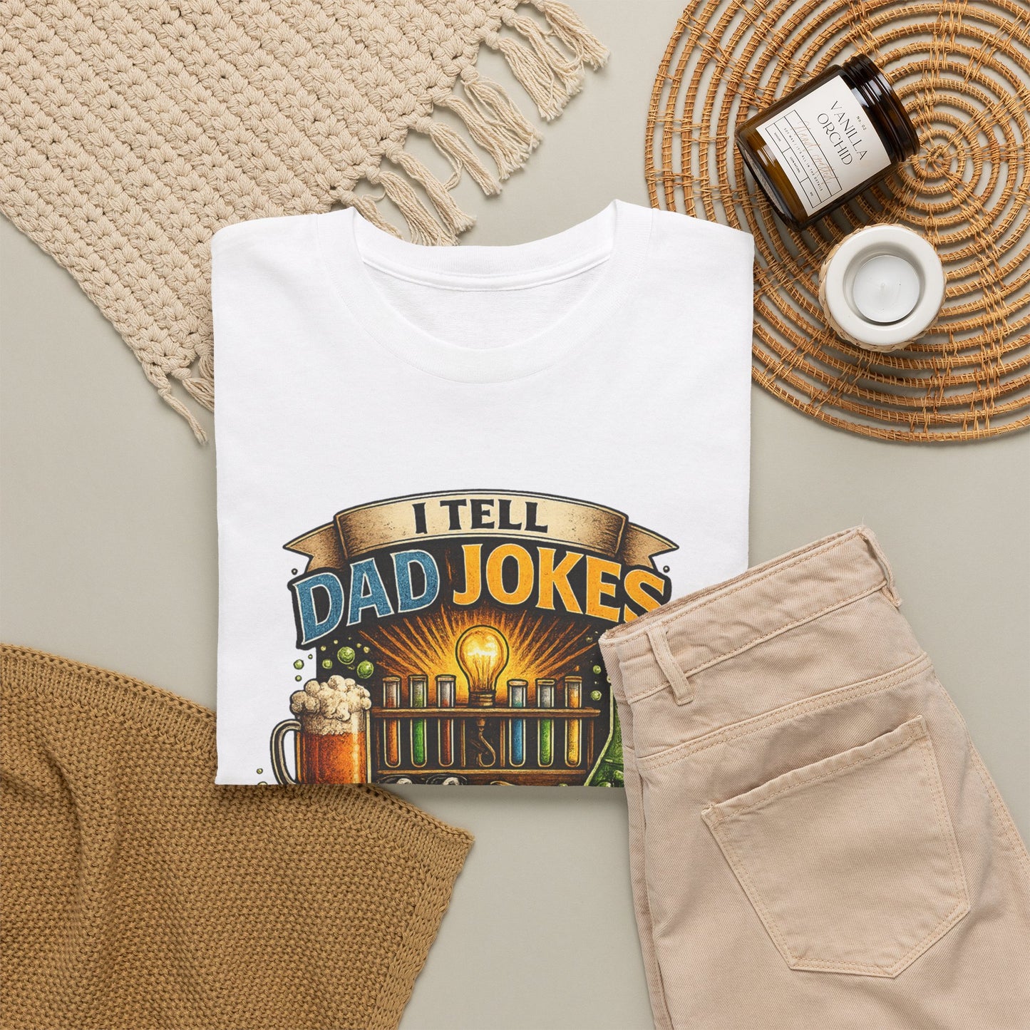 I Tell Dad Jokes Periodically Shirt | Funny Science Dad Tee | Chemistry Pun Fathers Day Gift