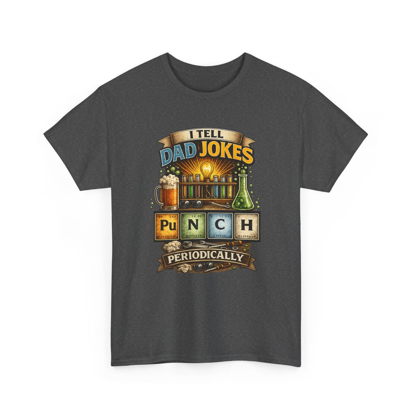 I Tell Dad Jokes Periodically Shirt | Funny Science Dad Tee | Chemistry Pun Fathers Day Gift