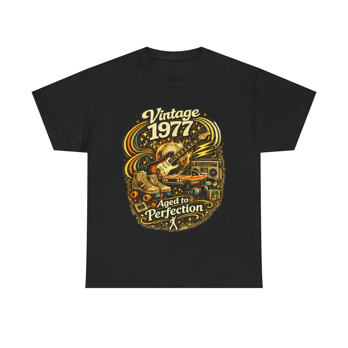 Vintage 1977 Retro T-Shirt | 1977 Birth Year Shirt | Retro 70s Graphic Tee