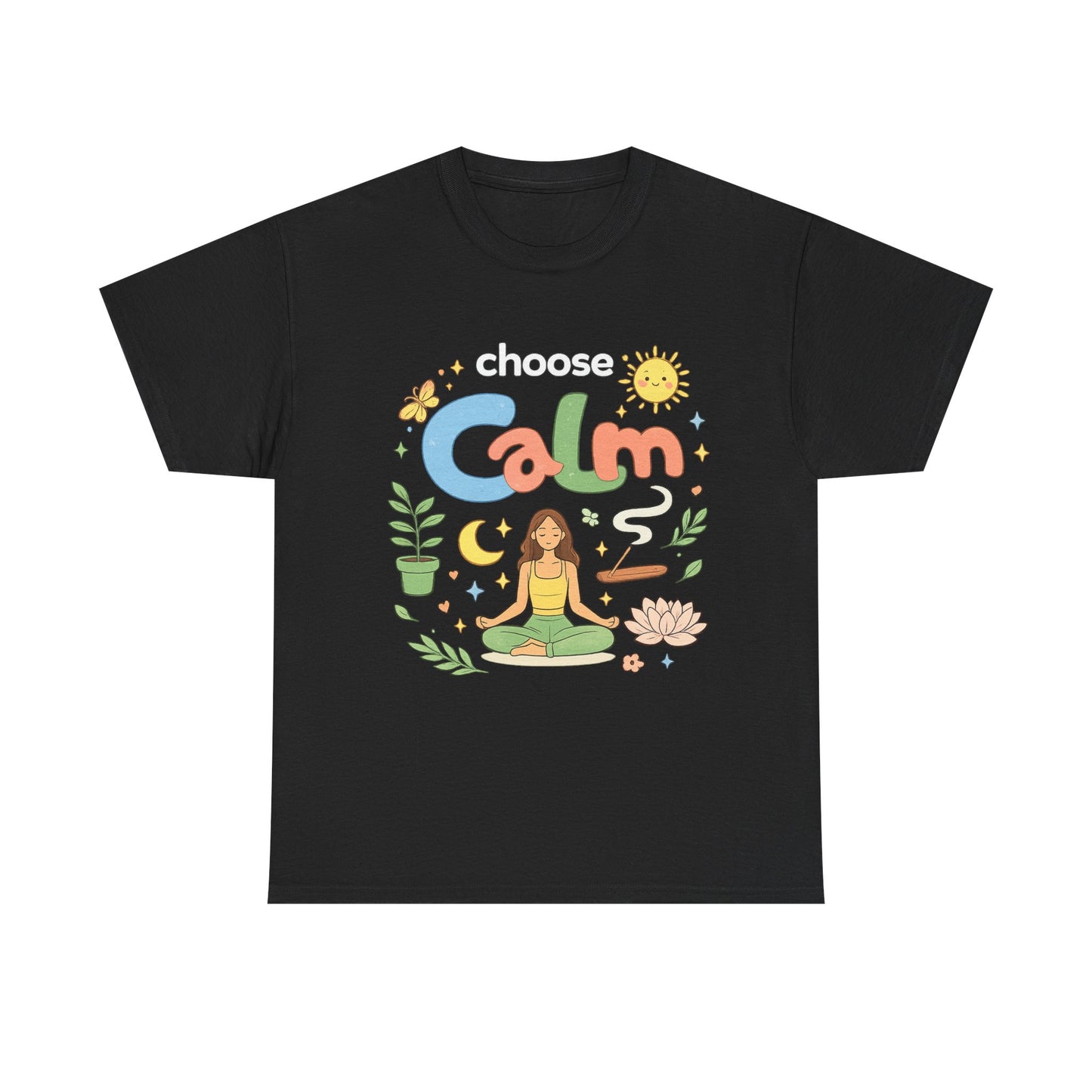 Choose Calm T-Shirt | Mindfulness Meditation Yoga Graphic Tee
