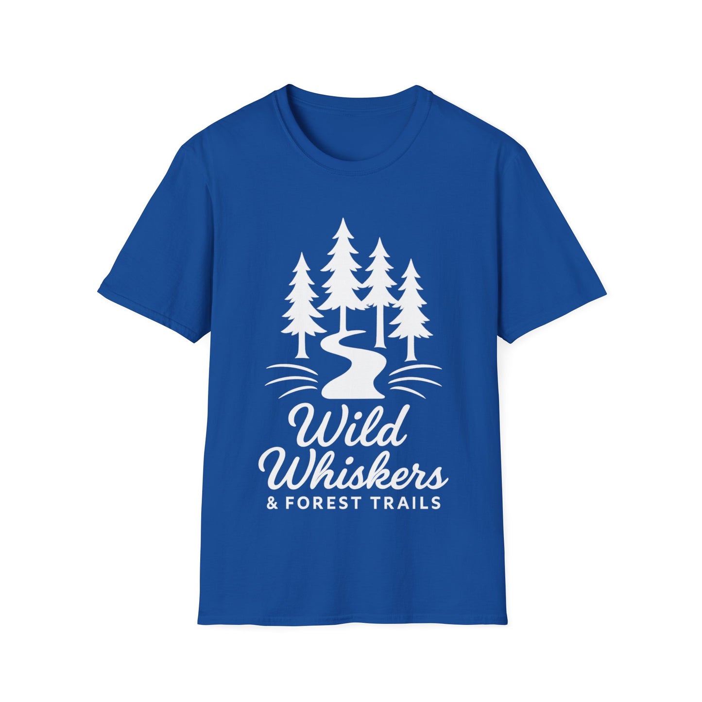 Wild Whiskers Forest Trails T-Shirt, Hiking Shirt, Nature Lover Tee, Camping Graphic Tee, Outdoor Adventure Unisex Shirt