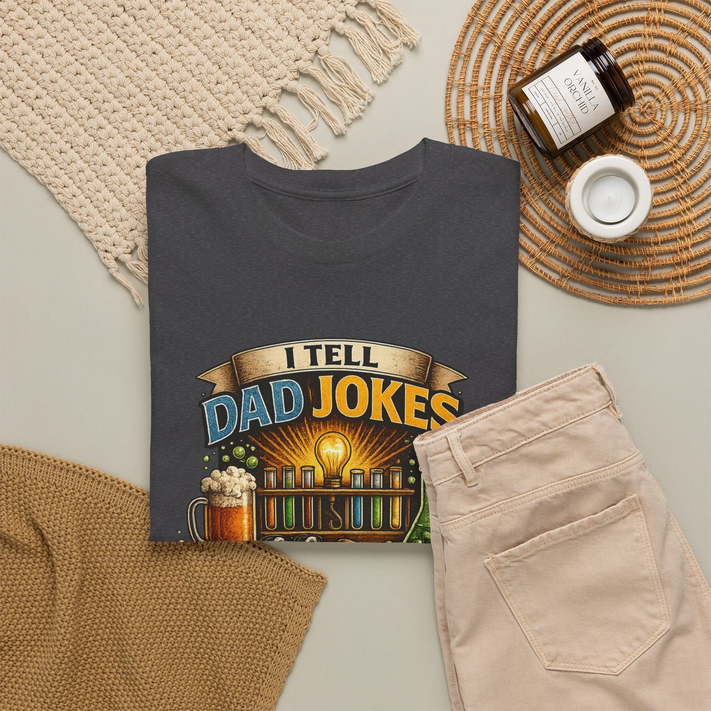 I Tell Dad Jokes Periodically Shirt | Funny Science Dad Tee | Chemistry Pun Fathers Day Gift