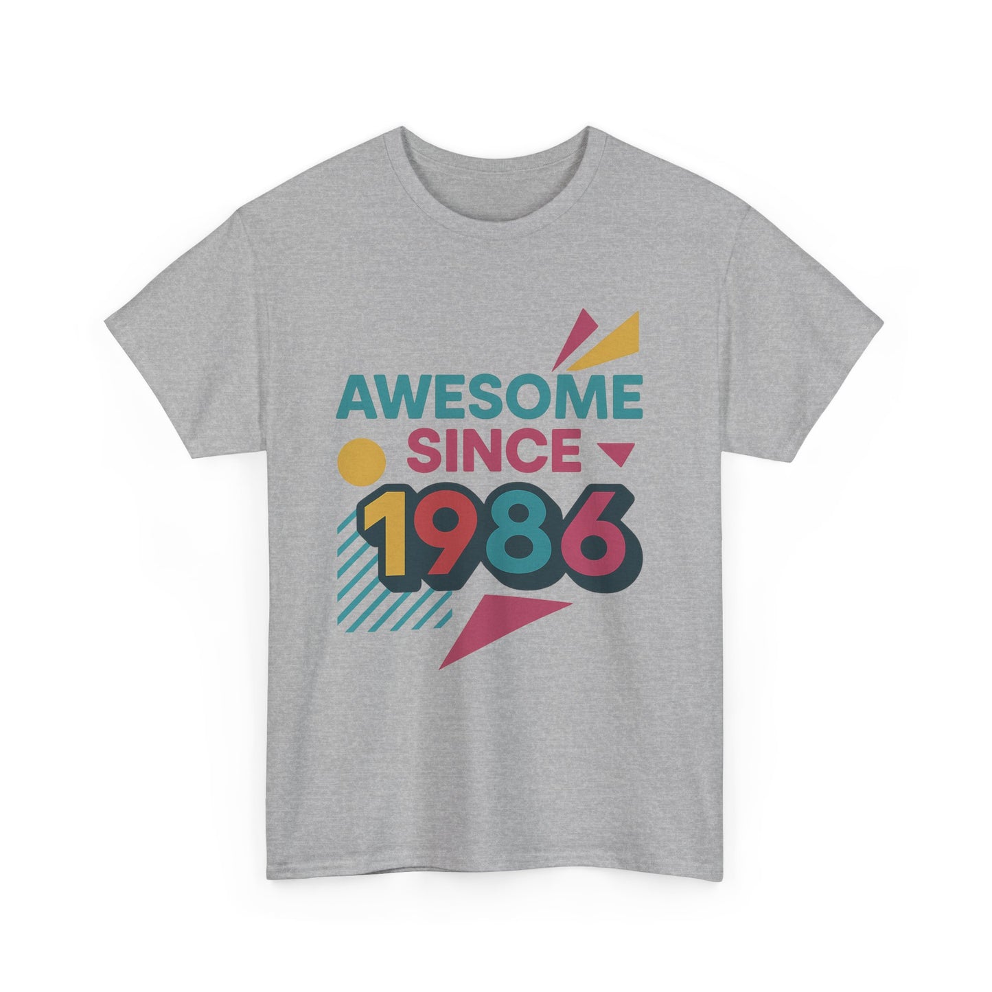 Retro Vibe 1986 T-Shirt Born to Vibe Cotton Tee, Vintage 80s Style Unisex Shirt, Birthday Gift, Casual Everyday Top