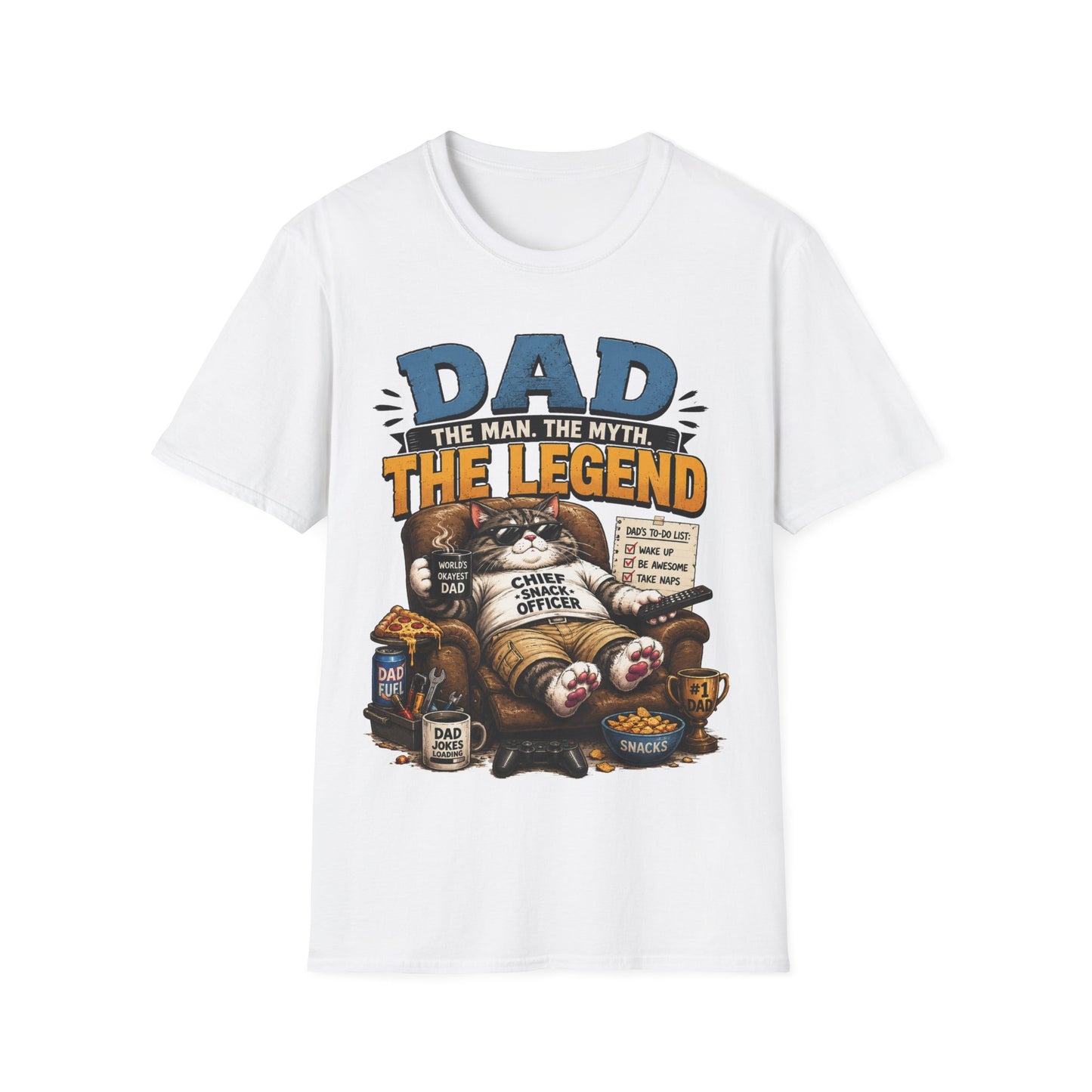 Dad The Man The Myth The Legend Shirt – Funny Father’s Day Gift for Dad, Vintage Dad Tee, Cool Dad Graphic T-Shirt