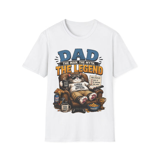Dad The Man The Myth The Legend Shirt – Funny Father’s Day Gift for Dad, Vintage Dad Tee, Cool Dad Graphic T-Shirt