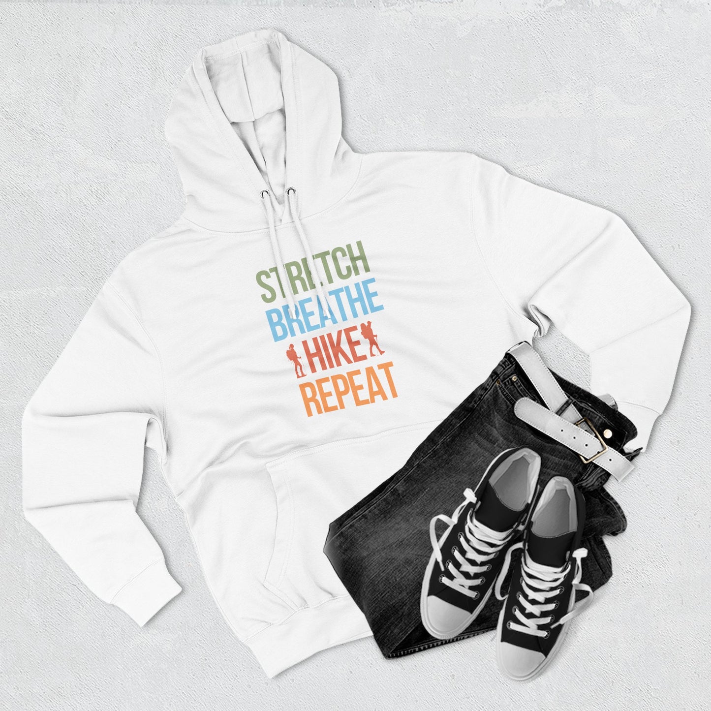 Hiking Fleece Hoodie – Outdoor Adventure Sweatshirt, Gift for Nature Lovers