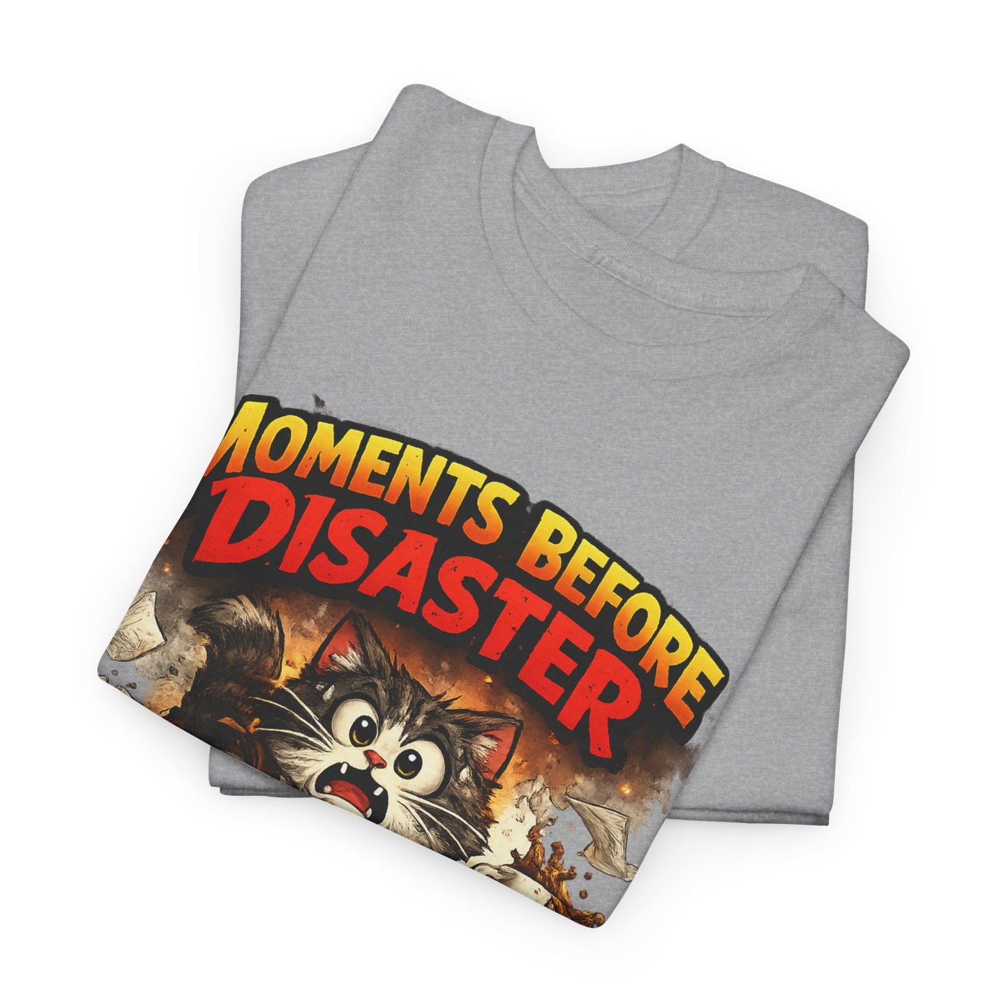 Moments Before Disaster Cat T-Shirt, Funny Cat Graphic Tee, Chaos Animal Shirt, Vintage Cat Tee, Trash Panda Gift