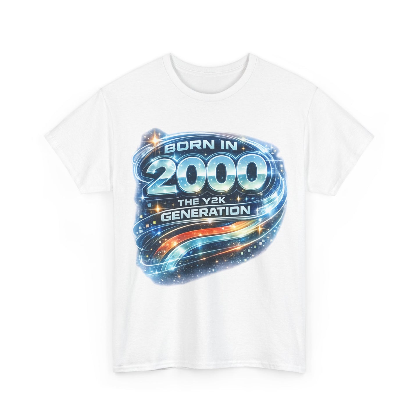 Born in 2000 Y2K T-Shirt, Retro Millennium Birthday Shirt, Vintage 2000 Graphic Tee, Unisex Nostalgia Gift