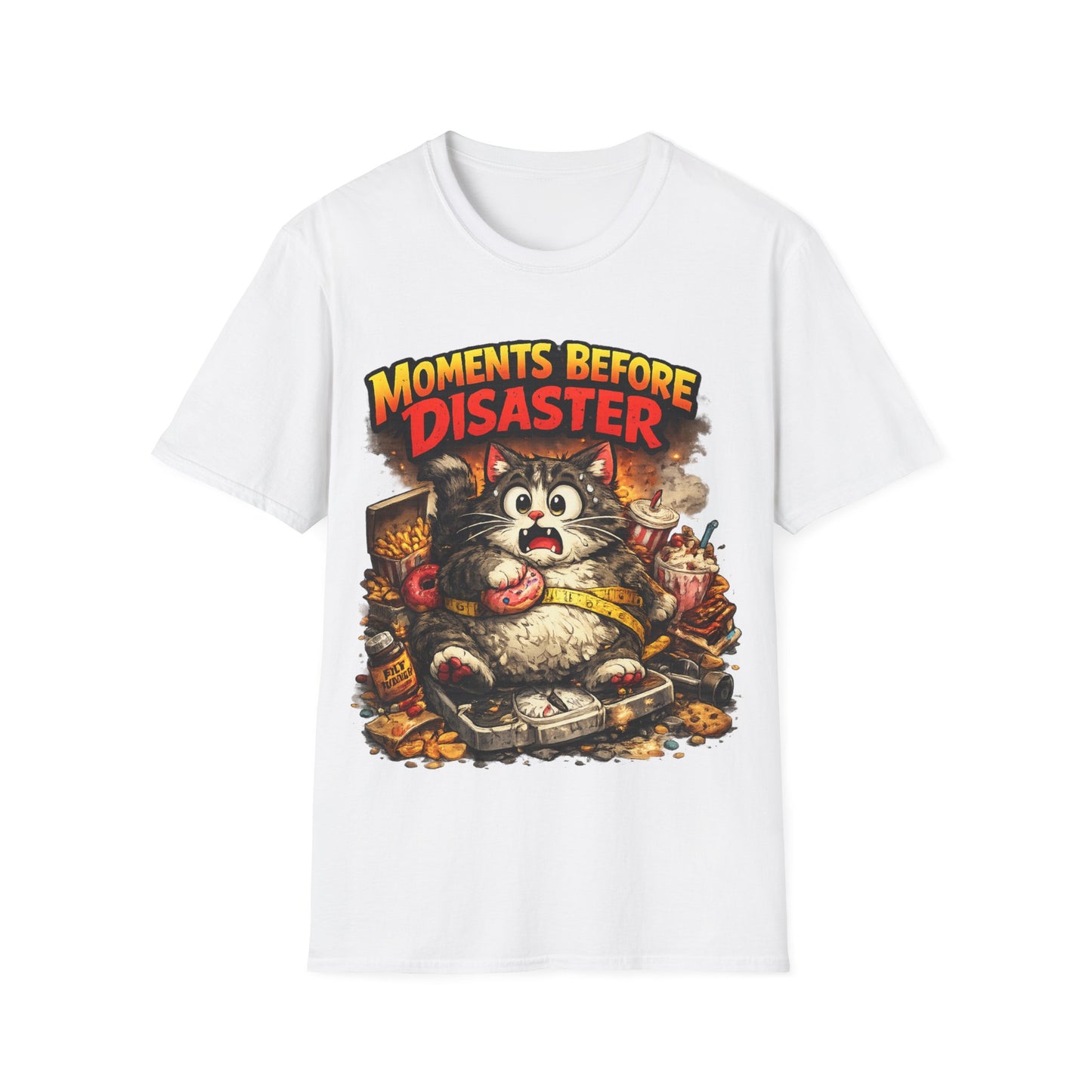 Moments Before Disaster Pet Shirt – Funny Cat | Dog Chaos Tee, Cute Animal Graphic T-Shirt, Vintage Pet Lover Gift