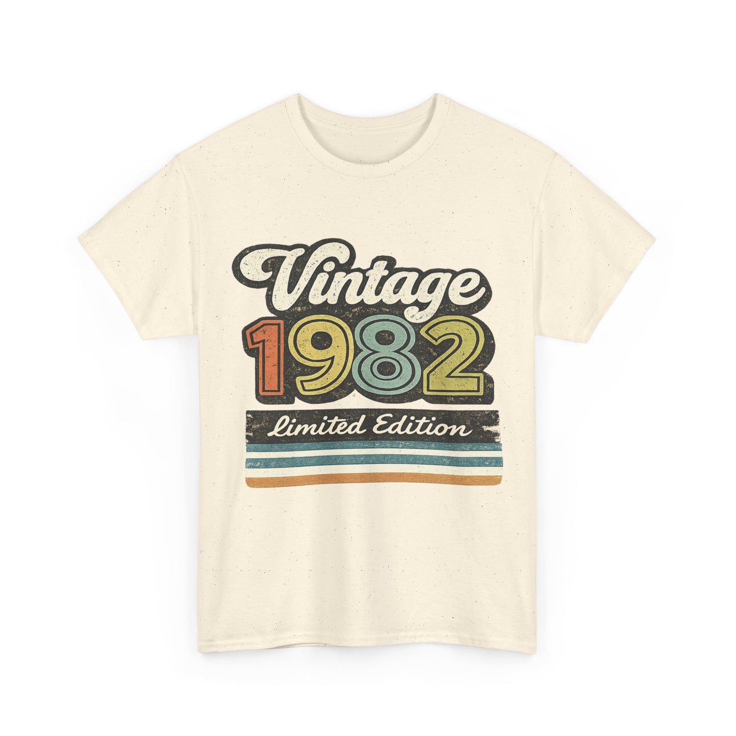 Vintage 1982 Retro T-Shirt | 1982 Birth Year Shirt | Retro 80s Graphic Tee