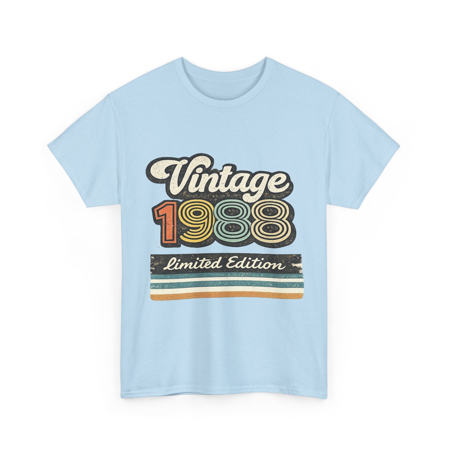 Vintage 1988 Retro T-Shirt | 1988 Birth Year Shirt | Retro 80s Graphic Tee
