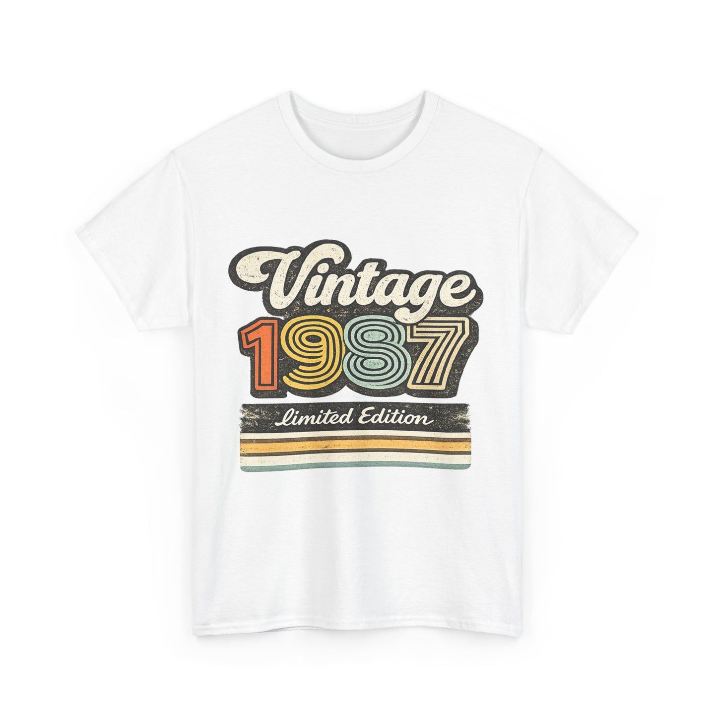 Vintage 1987 Retro T-Shirt | 1987 Birth Year Shirt | Retro 80s Graphic Tee