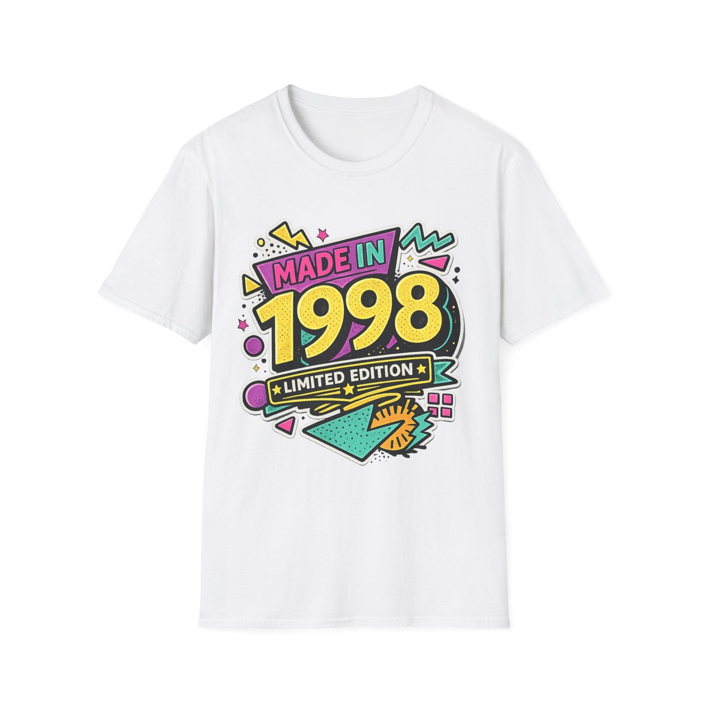 Vintage 1998 Retro T-Shirt | 1998 Birth Year Shirt | Retro 90s Graphic Tee