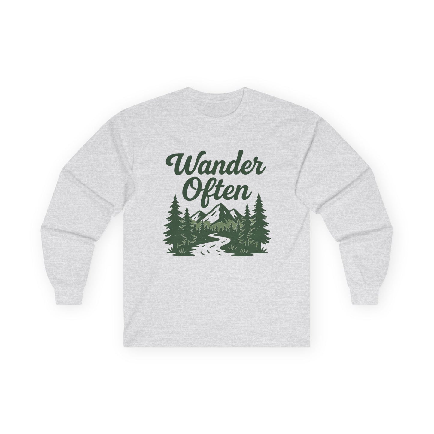 Wander Often Shirt | Hiking Long Sleeve Tee | Nature Lover Graphic