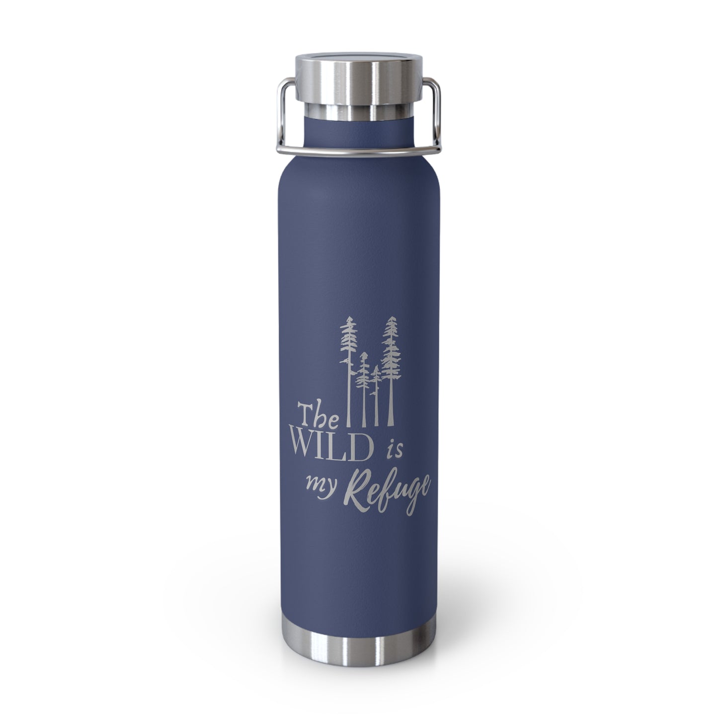 The Wild Is My Refuge – 22oz Insulated Water Bottle | Adventure Gift for Nature Love