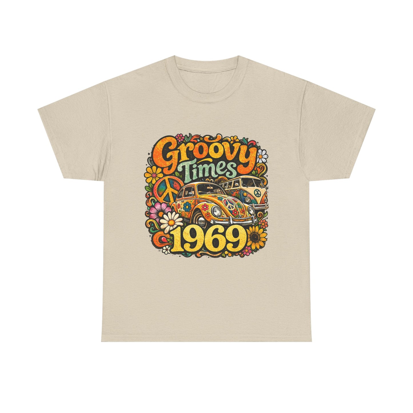 Vintage 1969 T-Shirt, Born in 1969 Birthday Shirt, Classic 60s Graphic Tee, 1969 Unisex Gift