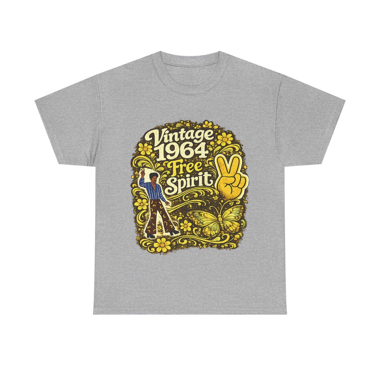 Vintage 1964 Retro T-Shirt | 1964 Birth Year Shirt | Retro 60s Graphic Tee