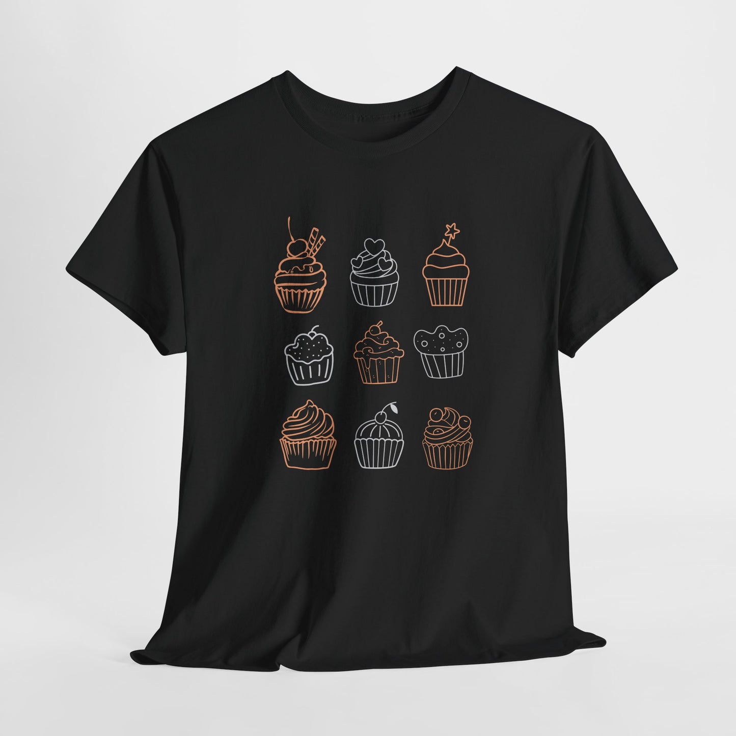 Cute Cupcake T-Shirt, Cupcake Graphic Tee, Dessert Lover Shirt, Baking Gift, Sweet Treat Birthday Shirt