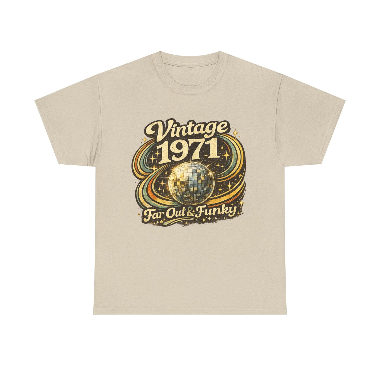 Vintage 1971 Retro T-Shirt | 1971 Birth Year Shirt | Retro 70s Graphic Tee