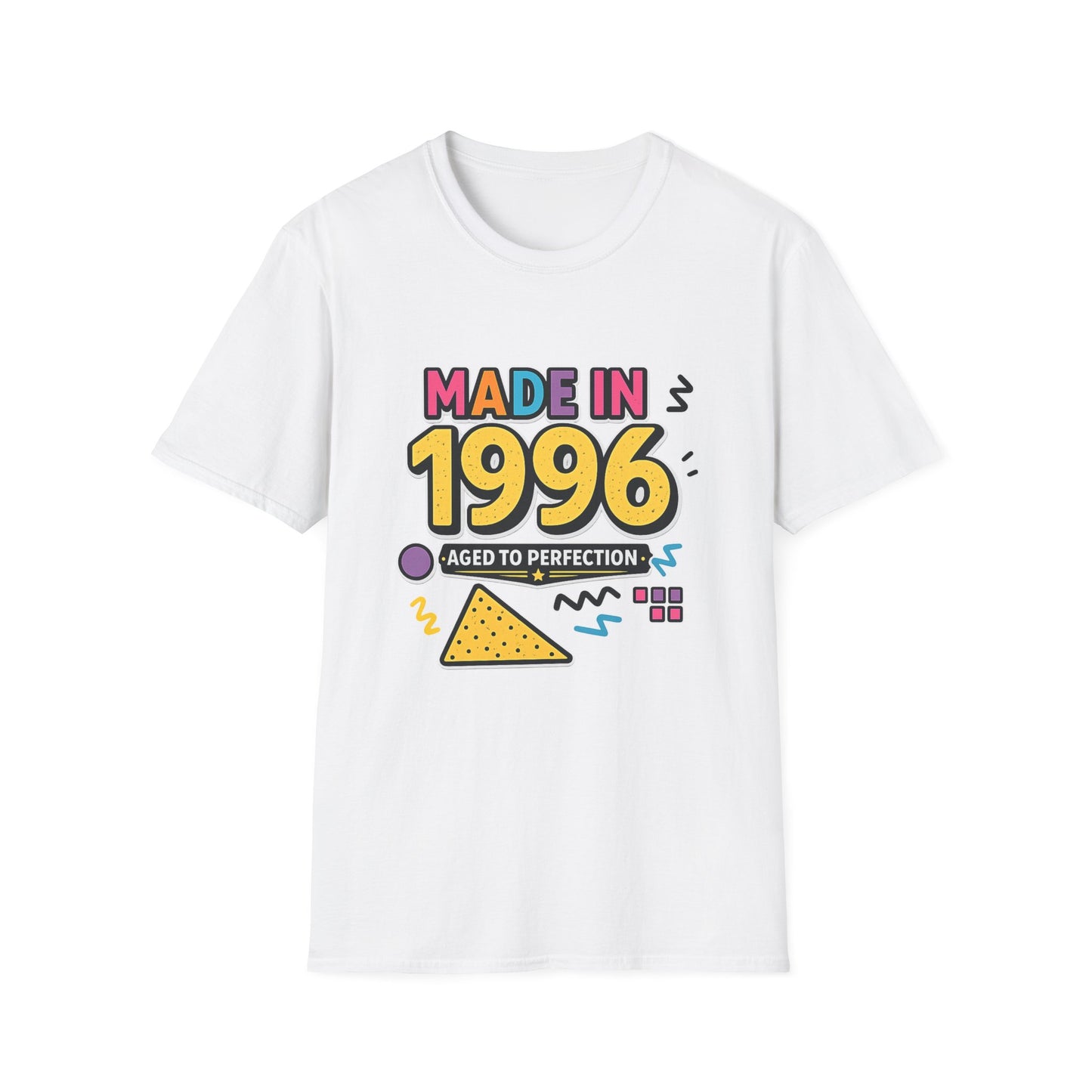 Made in 1996 Shirt – Retro 90s Birthday T-Shirt, Vintage 1996 Birth Year Tee