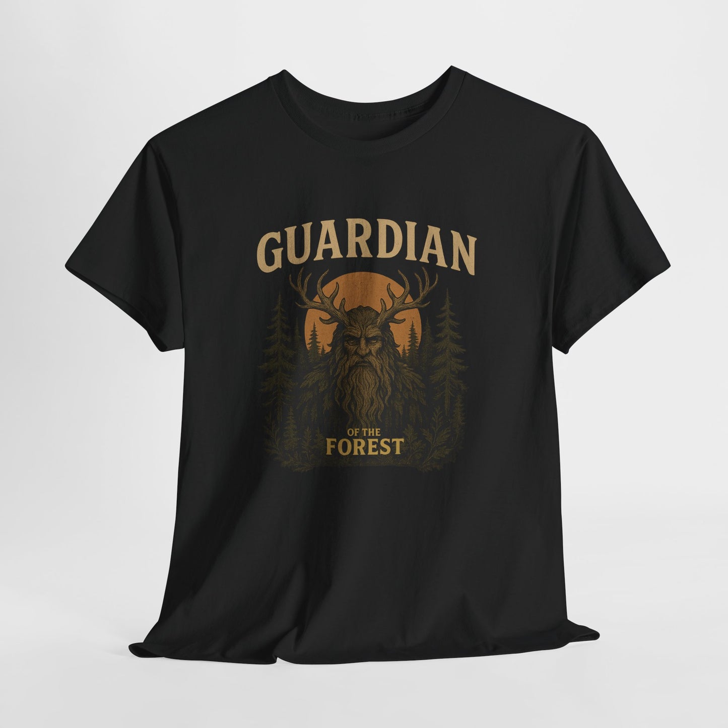 Guardian of the Forest T-Shirt, Unisex Heavy Cotton Tee, Nature Lover Gift