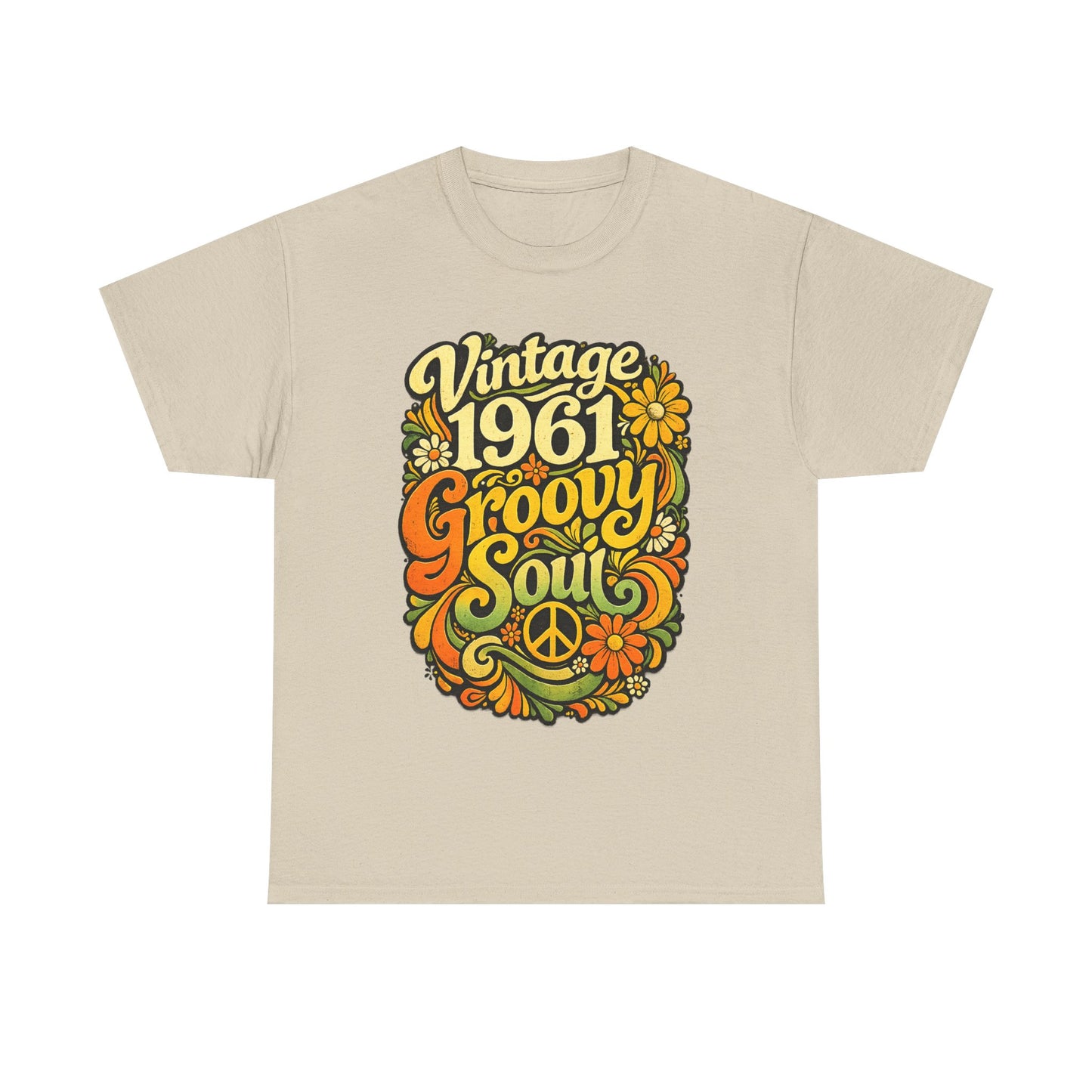 Vintage 1961 Retro T-Shirt | 1961 Birth Year Shirt | Retro 60s Graphic Tee