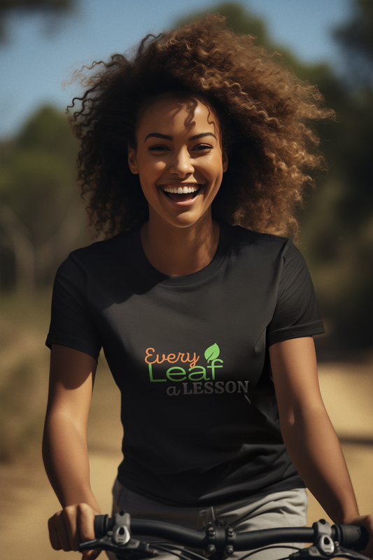 Unisex Nature Lover T-Shirt – Every Leaf a Lesson | Softstyle Comfort, All-Occasion Gift Idea