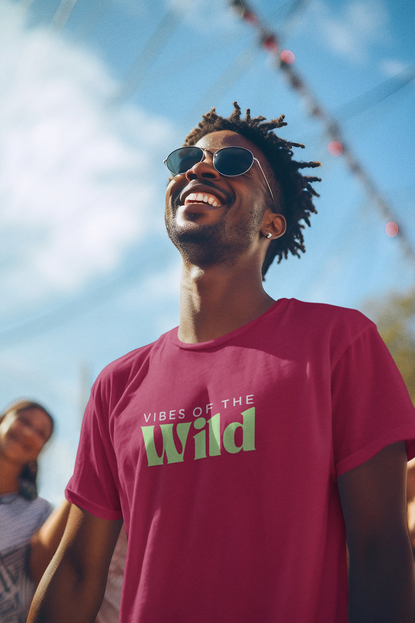 Vibes of the Wild Men's Lightweight Fashion Tee – Durable Everyday Style for Nature Lovers