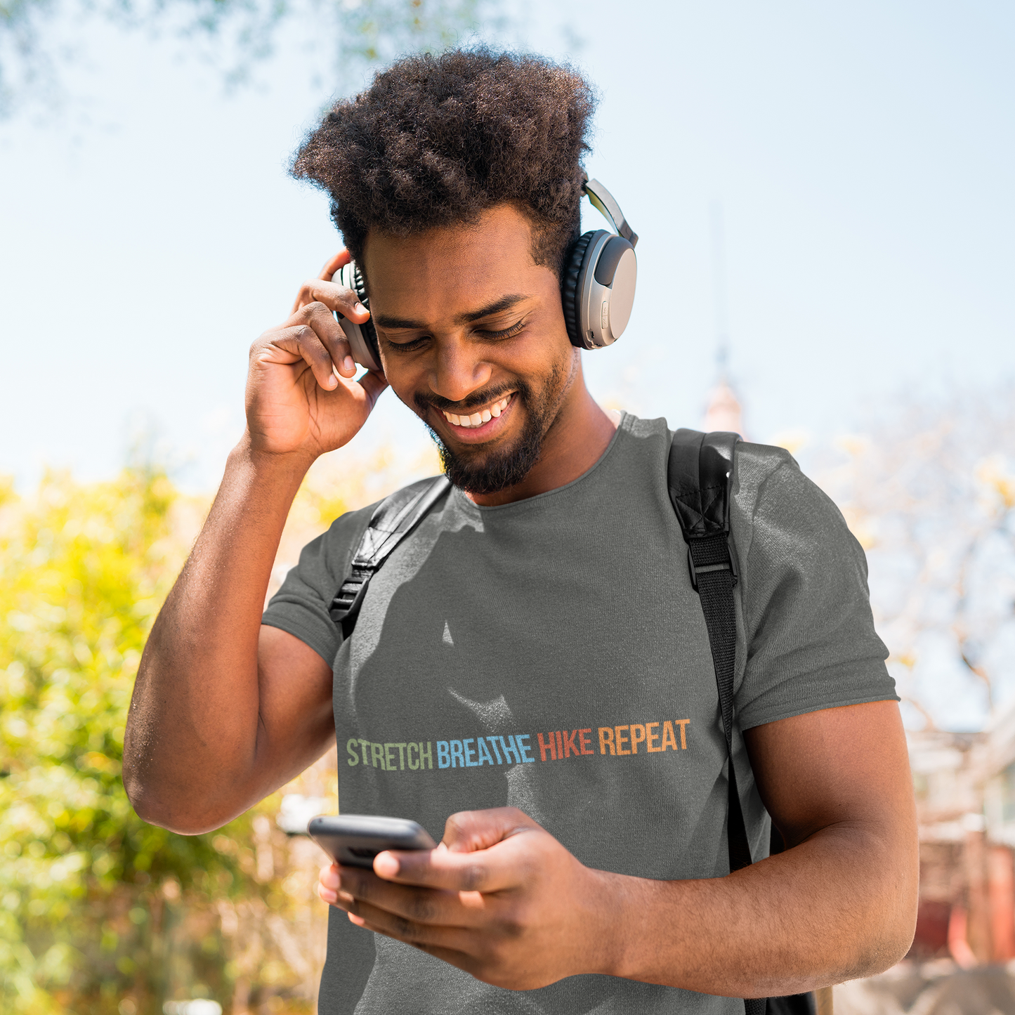 Adventure Ready T-Shirt – Outdoor Hiking & Yoga Tee | Unisex Nature Lover Gift | Summer Adventure Apparel