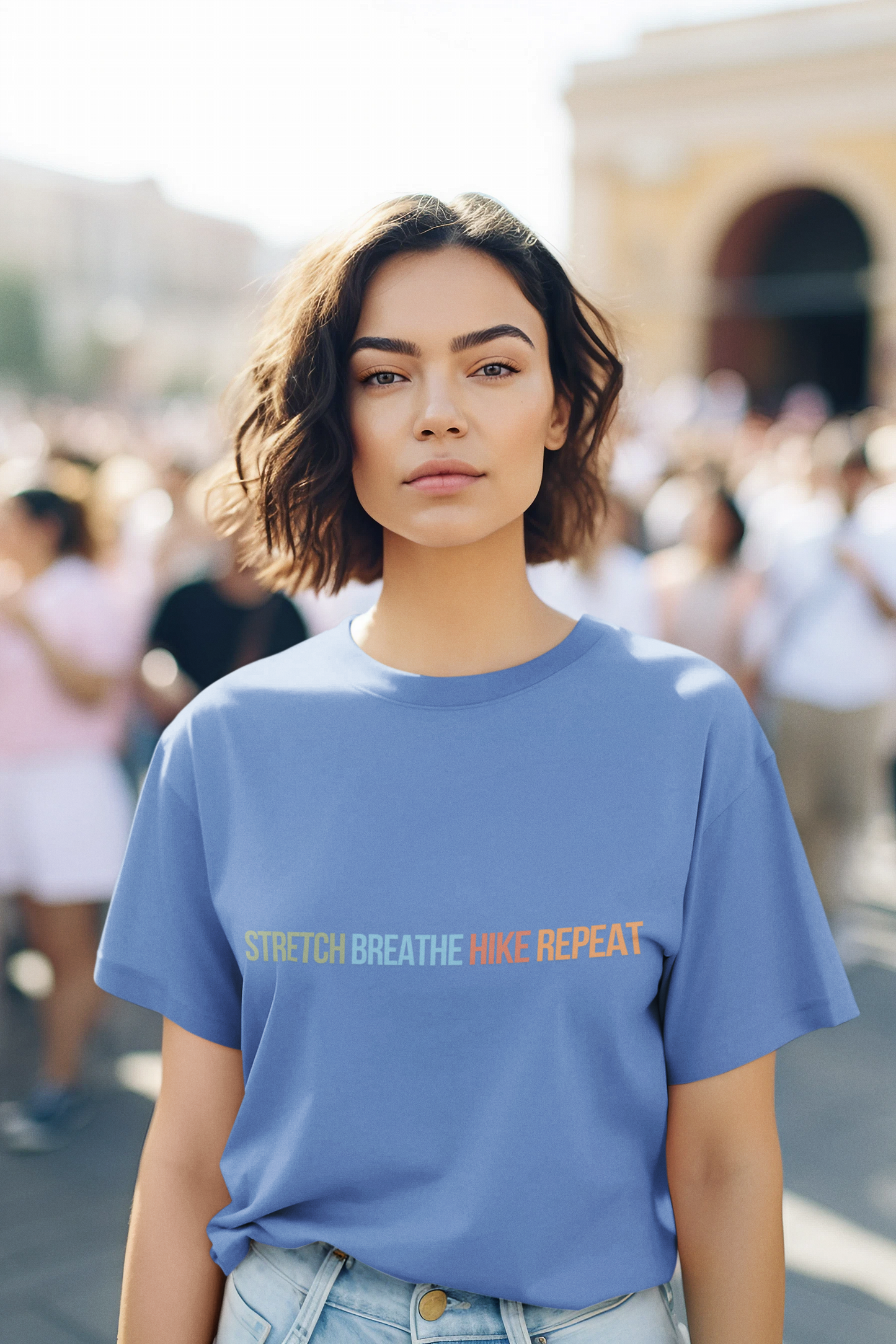 Adventure Ready T-Shirt – Outdoor Hiking & Yoga Tee | Unisex Nature Lover Gift | Summer Adventure Apparel