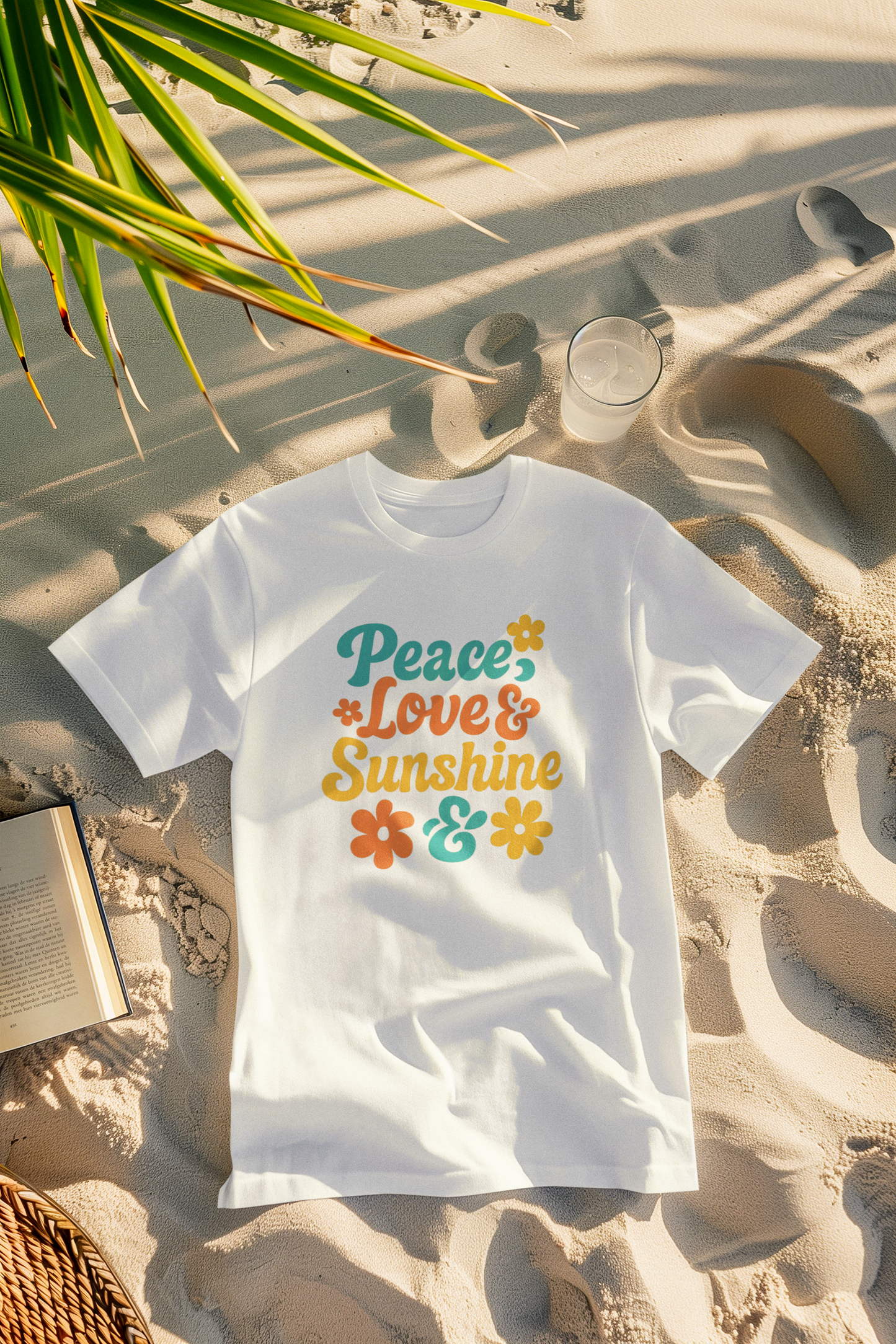 Retro Peace and Love T-Shirt | Flower Power Unisex Tee for Festivals and Everyday Wear | Spring Gift Idea