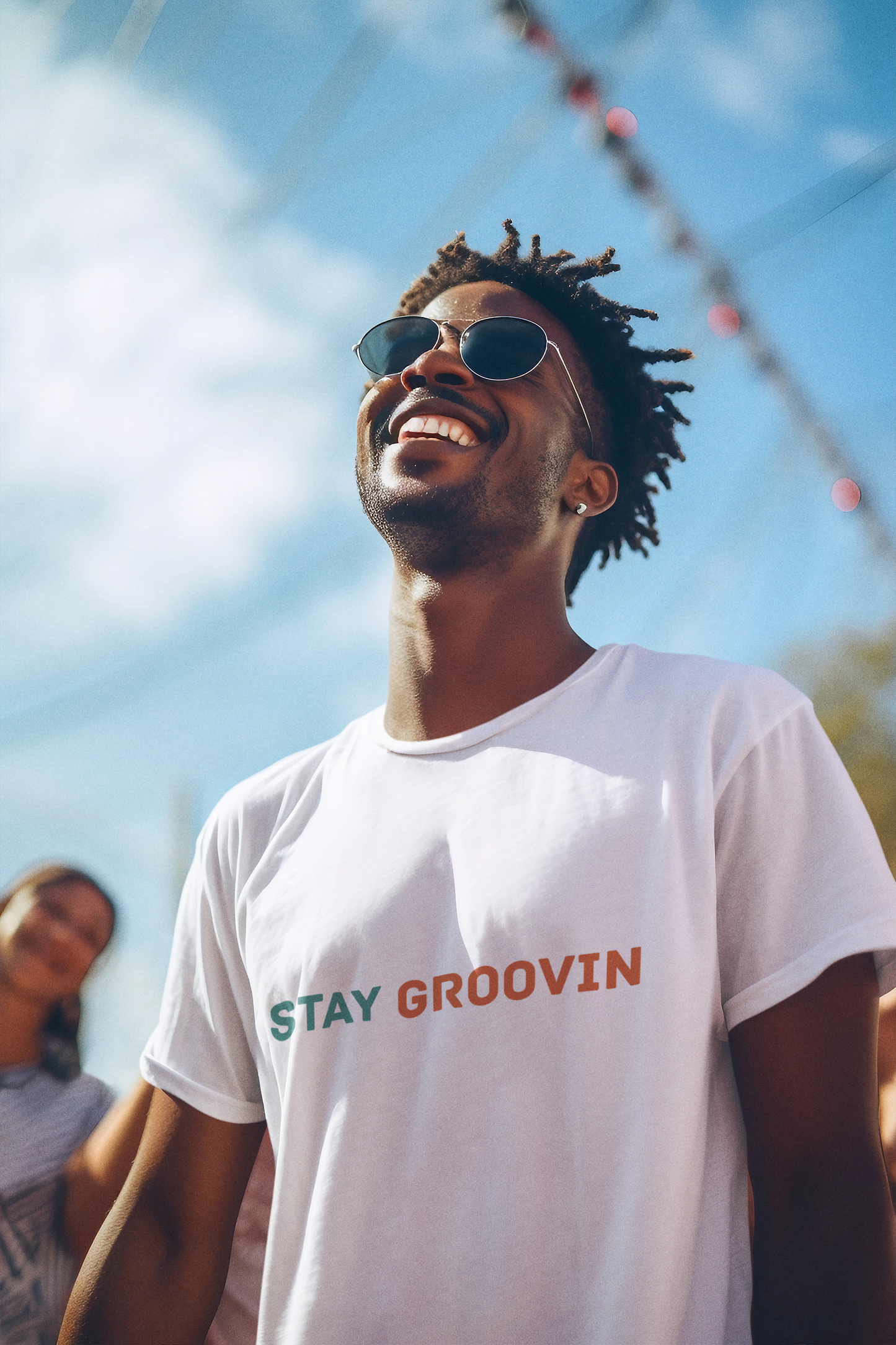 Groove Through Life Tee Unisex Heavy Cotton Graphic Shirt Fun Retro Vibes Casual Comfort Gift for Friends Everyday Style