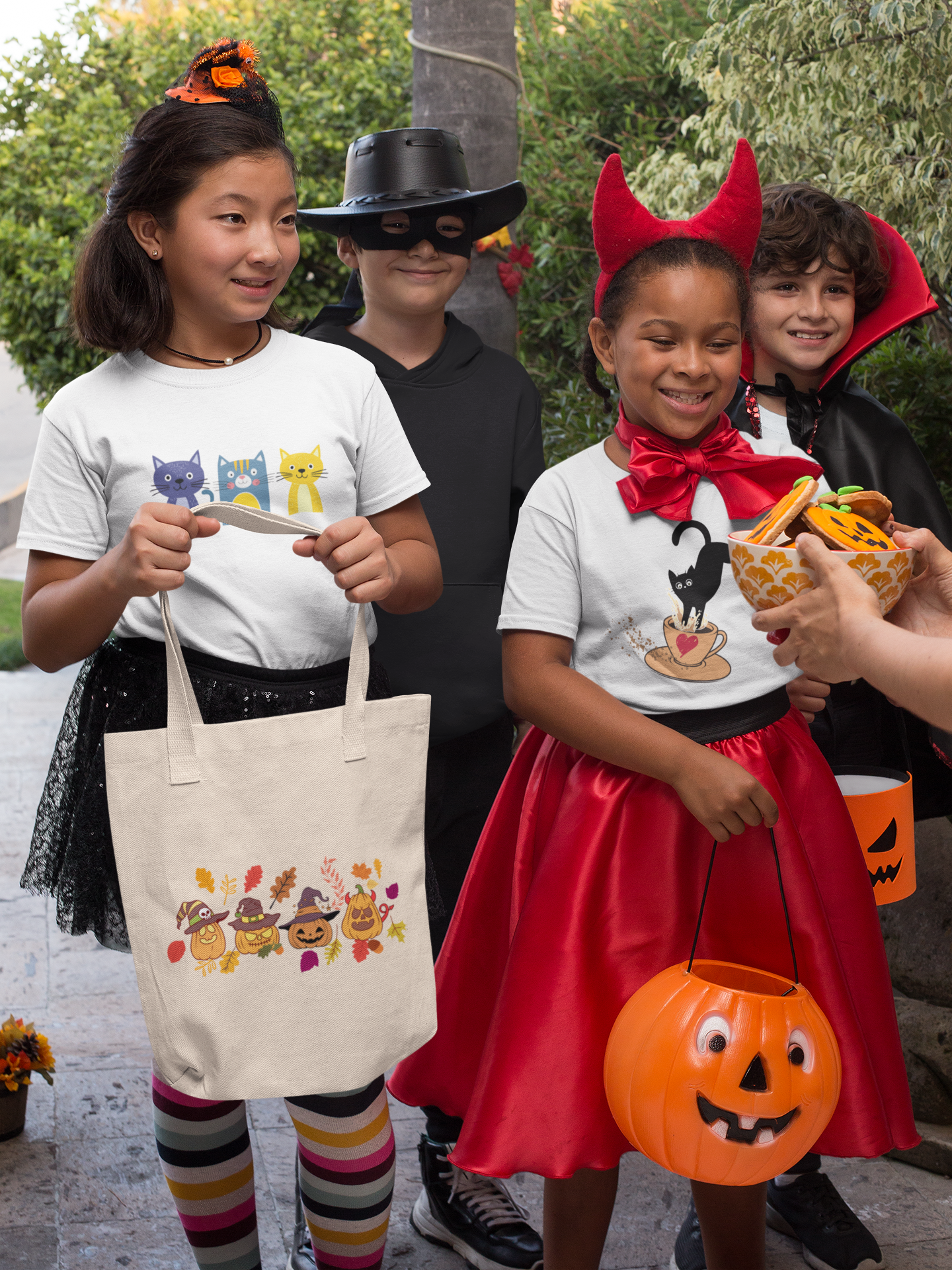 Pumpkin Halloween Tote Bag – Eco-Friendly Trick or Treat Shopper, Reusable Fall Market Tote, Cute Seasonal Gift Idea