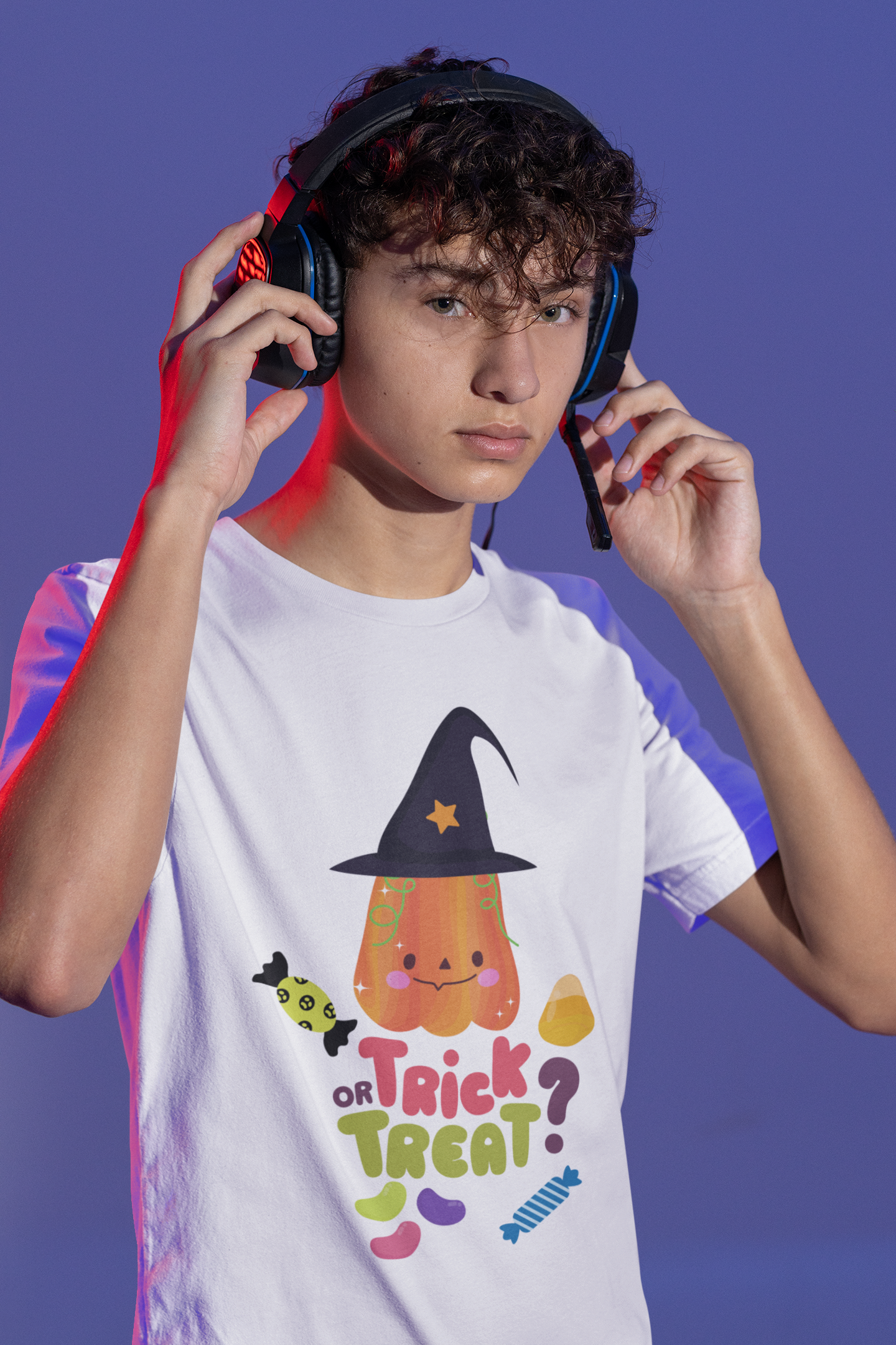 Whimsical Halloween Kids Tee, Trick or Treat Shirt, Fun Kids Costume Top, Holiday Children Apparel, Spooky Halloween T-Shirt