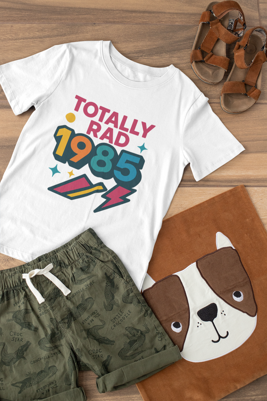 Retro Vibe 1985 T-Shirt Born to Vibe Cotton Tee, Vintage 80s Style Unisex Shirt, Birthday Gift, Casual Everyday Top