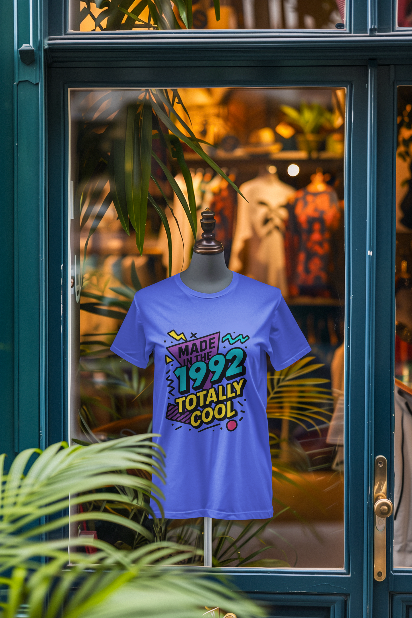 Made in 1992 Totally Cool T-Shirt Retro 90s Birthday Vintage Tee