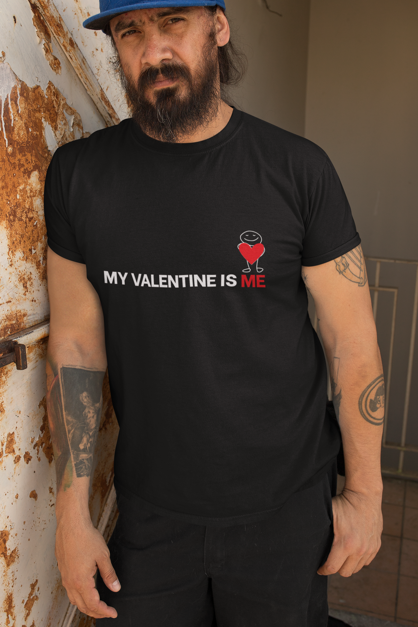 My Valentine Is Me T-Shirt | Self Love Heart Graphic Tee | Valentine’s Day Shirt