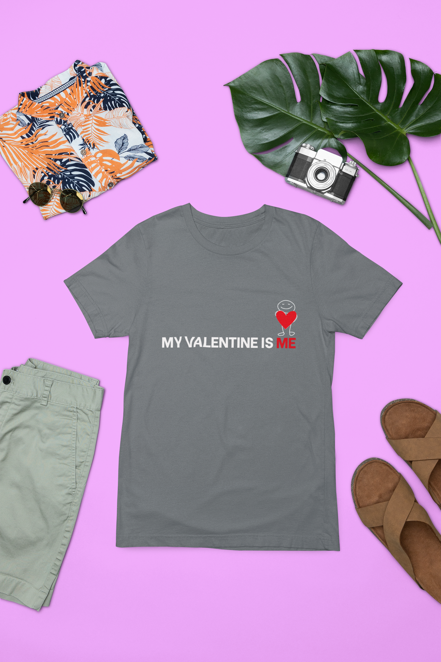 My Valentine Is Me T-Shirt | Self Love Heart Graphic Tee | Valentine’s Day Shirt