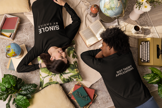 Single By Choice Long Sleeve Shirt | Unisex Ultra Cotton Tee | Cozy Heavyweight Graphic Top