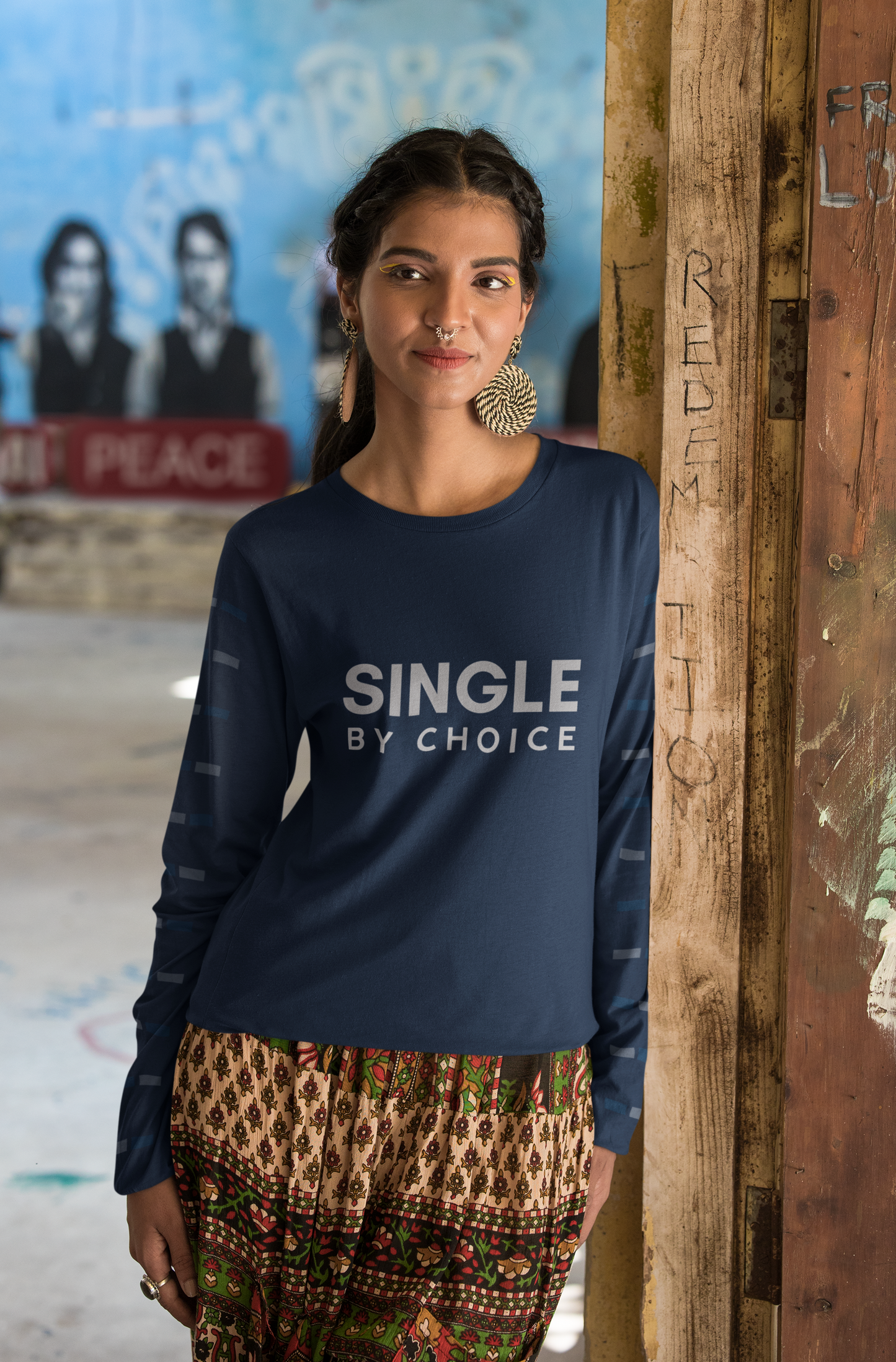 Single By Choice Long Sleeve Shirt | Unisex Ultra Cotton Tee | Cozy Heavyweight Graphic Top