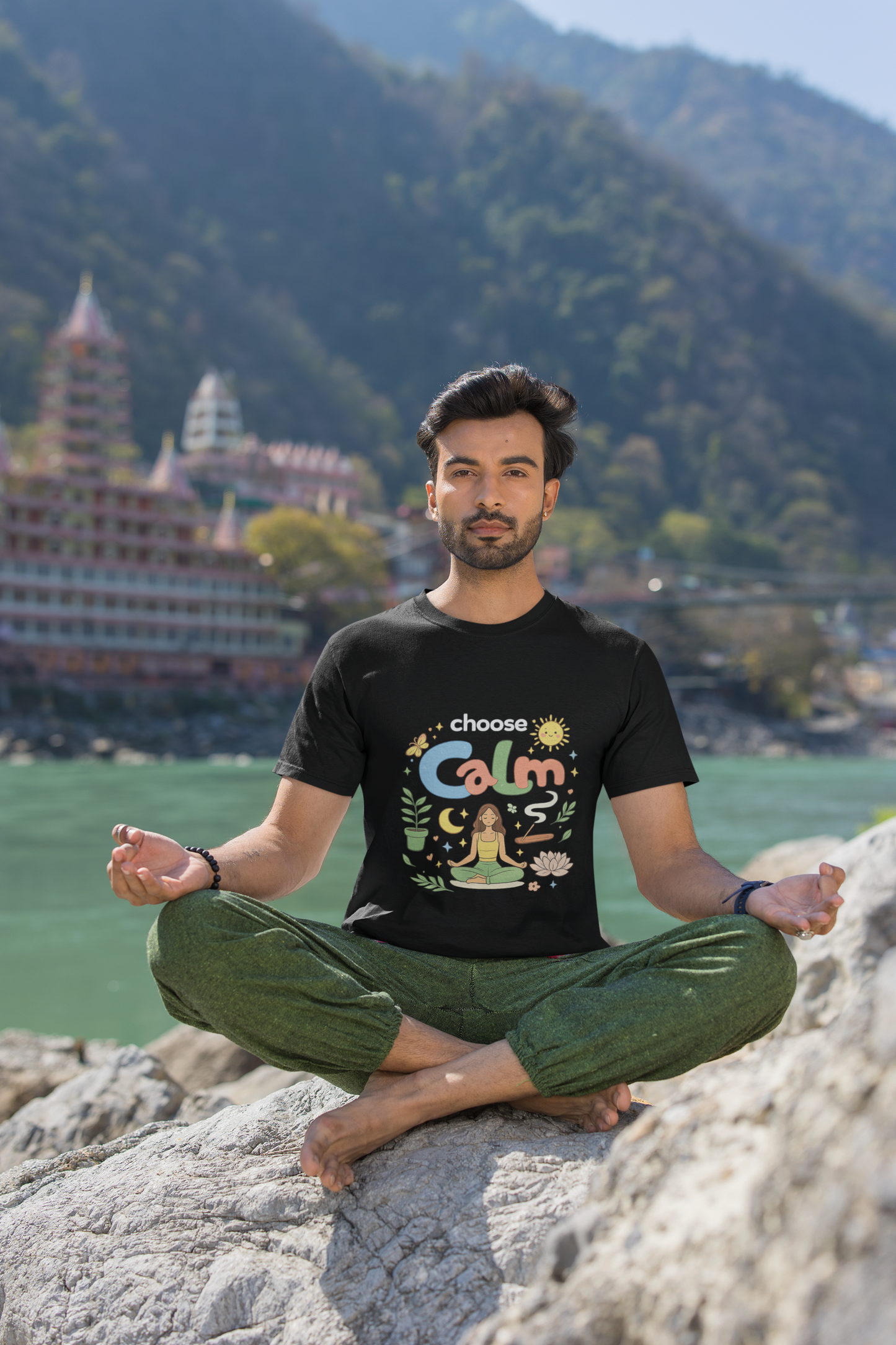 Choose Calm T-Shirt | Mindfulness Meditation Yoga Graphic Tee