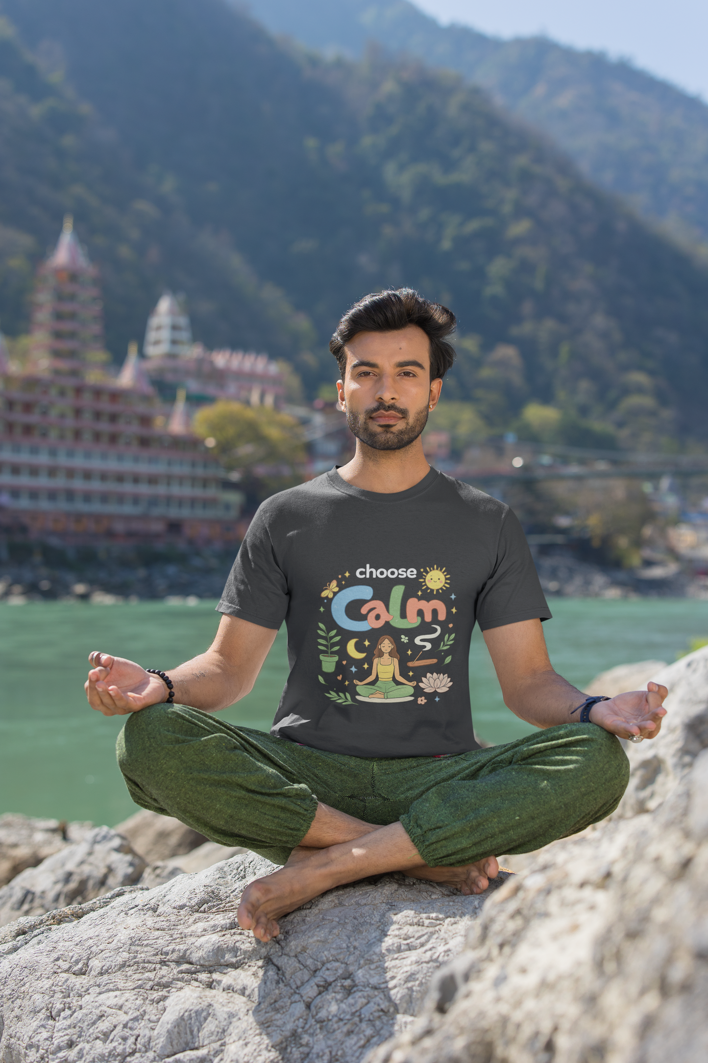 Choose Calm T-Shirt | Mindfulness Meditation Yoga Graphic Tee
