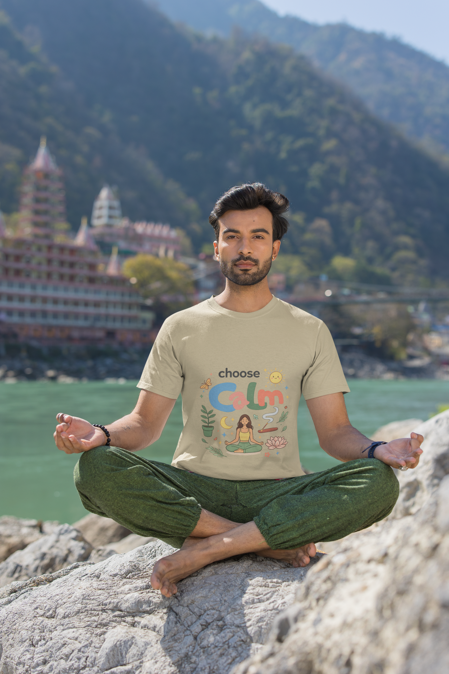 Choose Calm T-Shirt | Mindfulness Meditation Yoga Graphic Tee