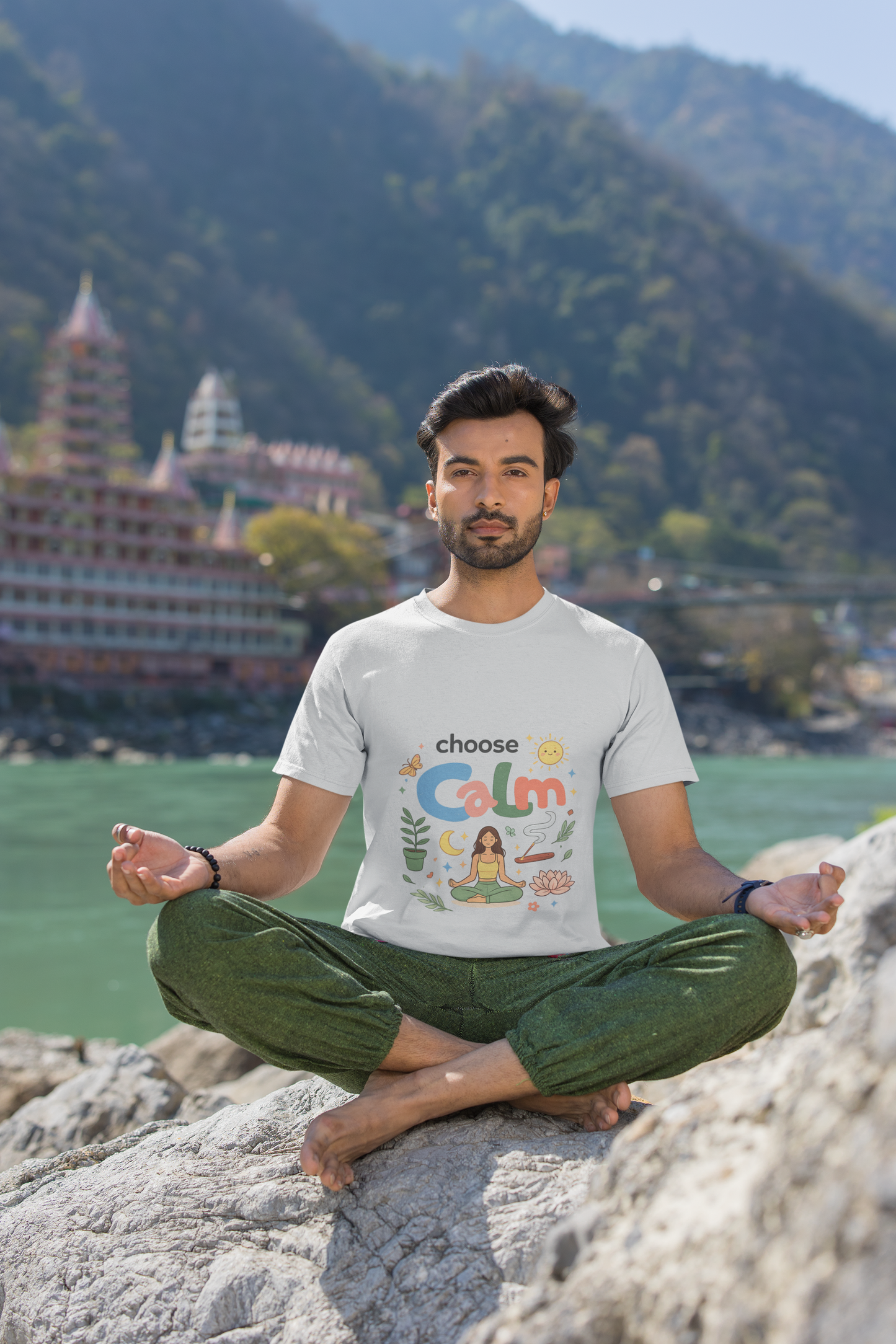 Choose Calm T-Shirt | Mindfulness Meditation Yoga Graphic Tee