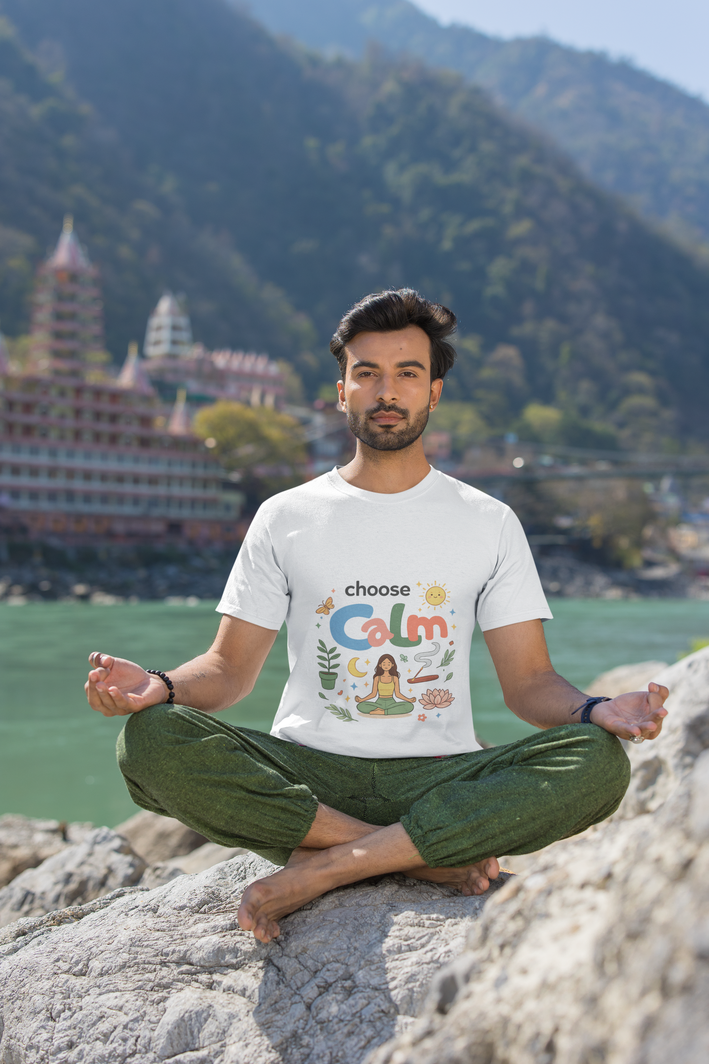 Choose Calm T-Shirt | Mindfulness Meditation Yoga Graphic Tee
